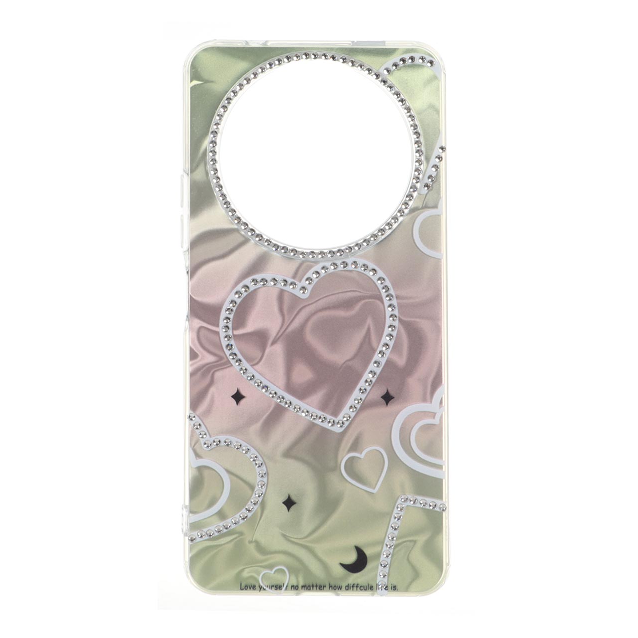 قاب هولوگرامی طرح دار نگینی Xiaomi Redmi A3 / A3x / Poco C61 - کد 252