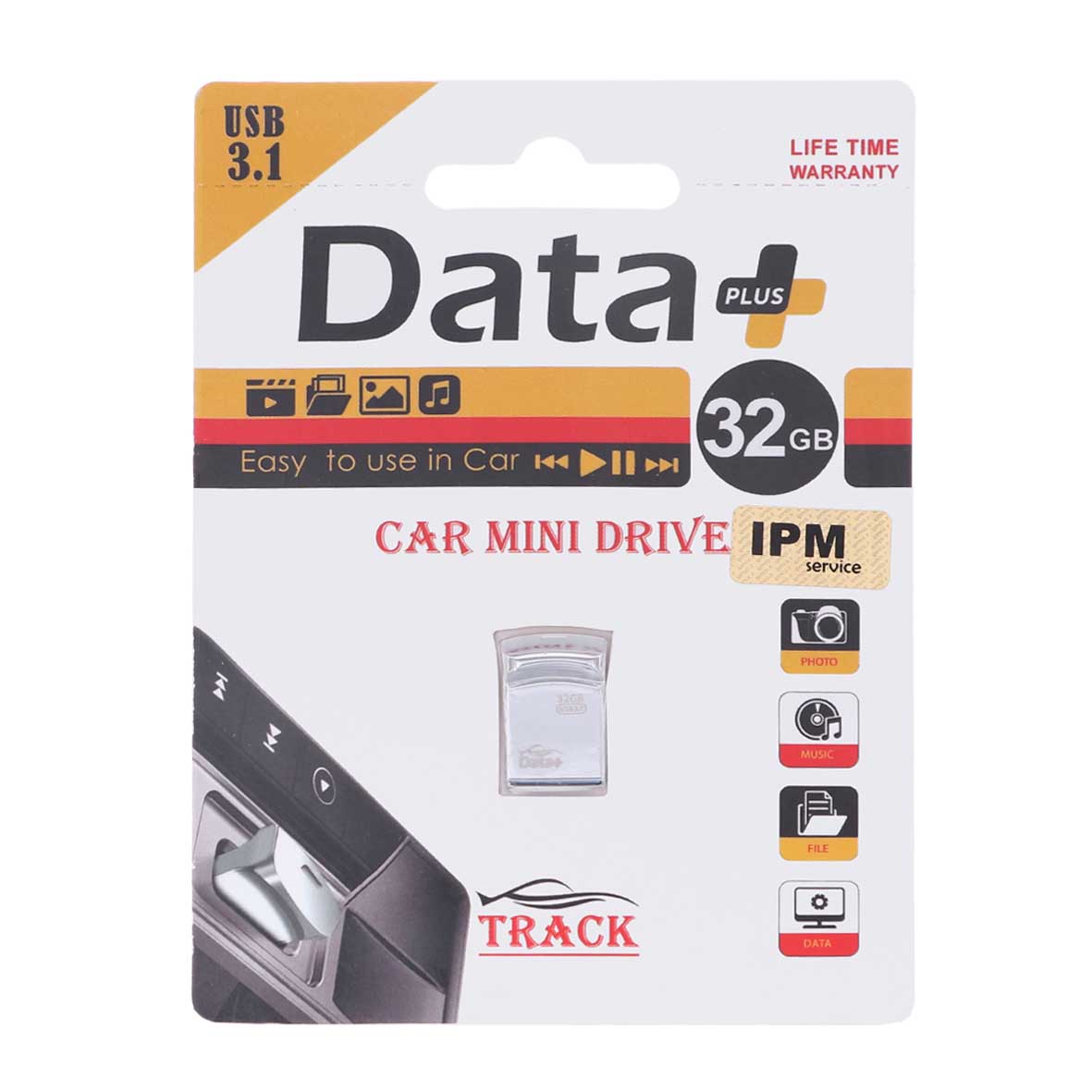 Data Plus Track USB3.1 Flash Memory-32GB (گارانتی مادام العمر IPM)