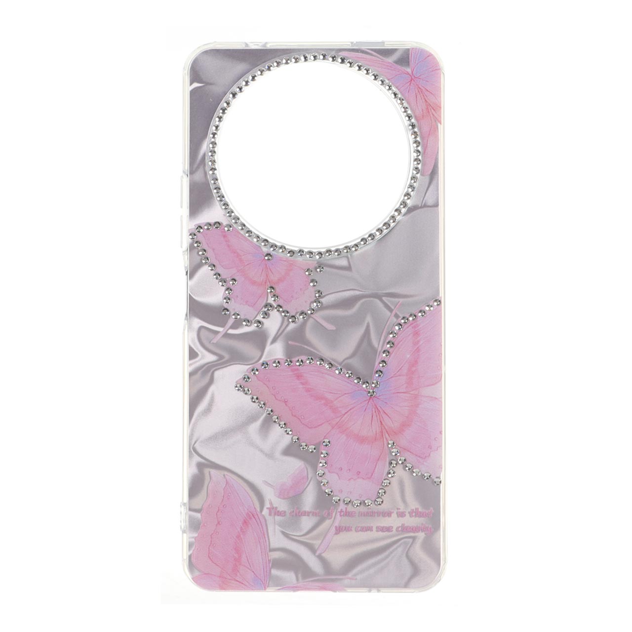 قاب هولوگرامی طرح دار نگینی Xiaomi Redmi A3 / A3x / Poco C61 - کد 254