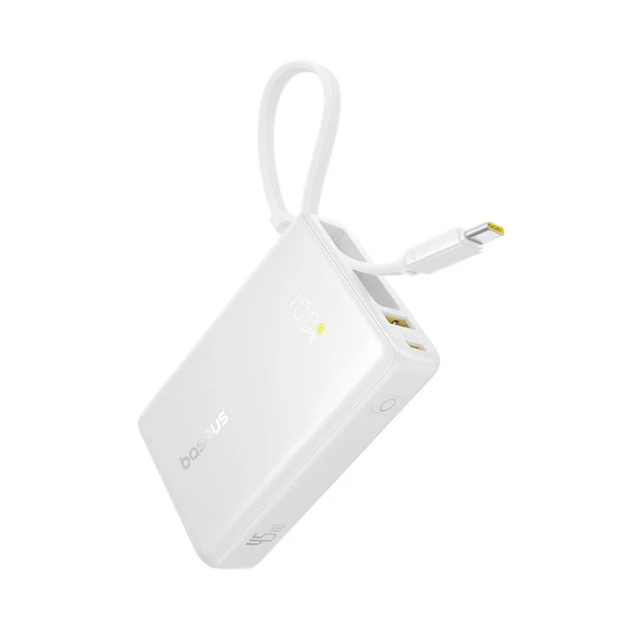 پاوربانک (فست شارژ) Baseus 10000mAh مدل PicoGO PPPG-1W45C 45W - سفید (گارانتی آونگ)