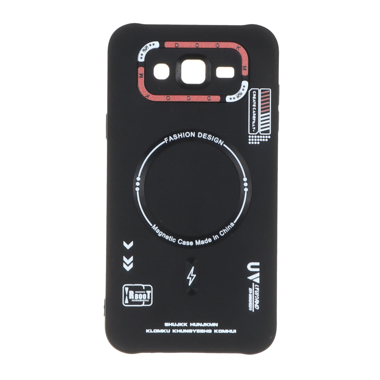 قاب Fashion Design طرح مگ سیف RT مدل Samsung Galaxy J7 (2015) / J700 - مشکی