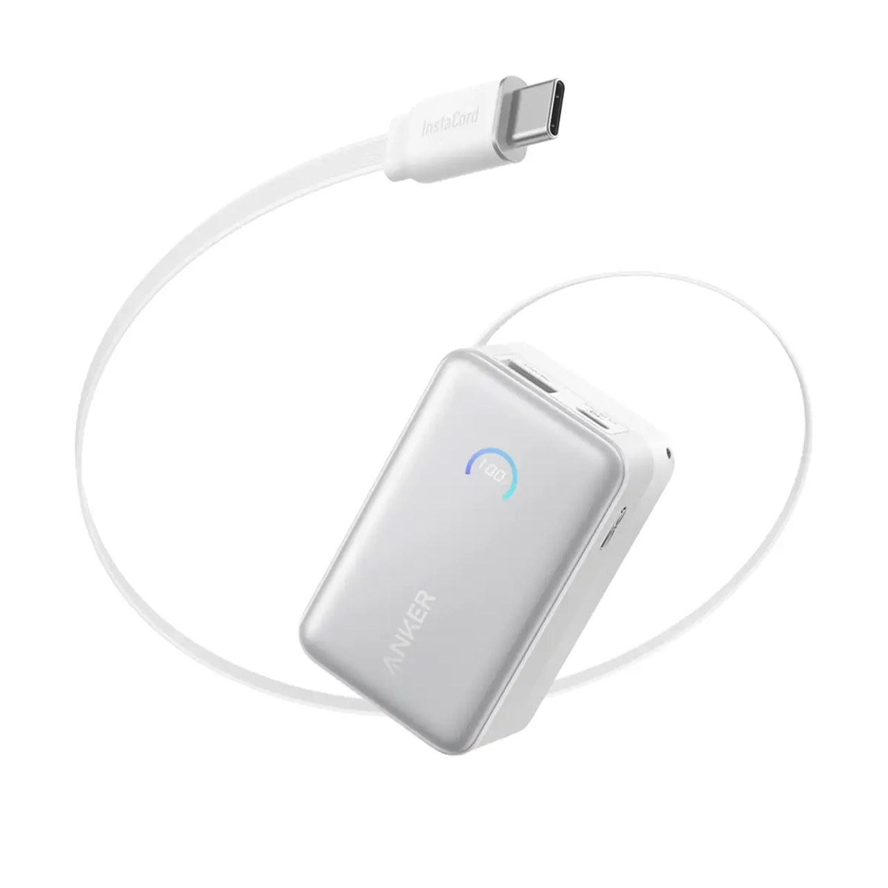 پاوربانک فست شارژ Anker 10000mAh مدل A1638H21 45W - سفید (گارانتی 18 ماهه شرکتی)