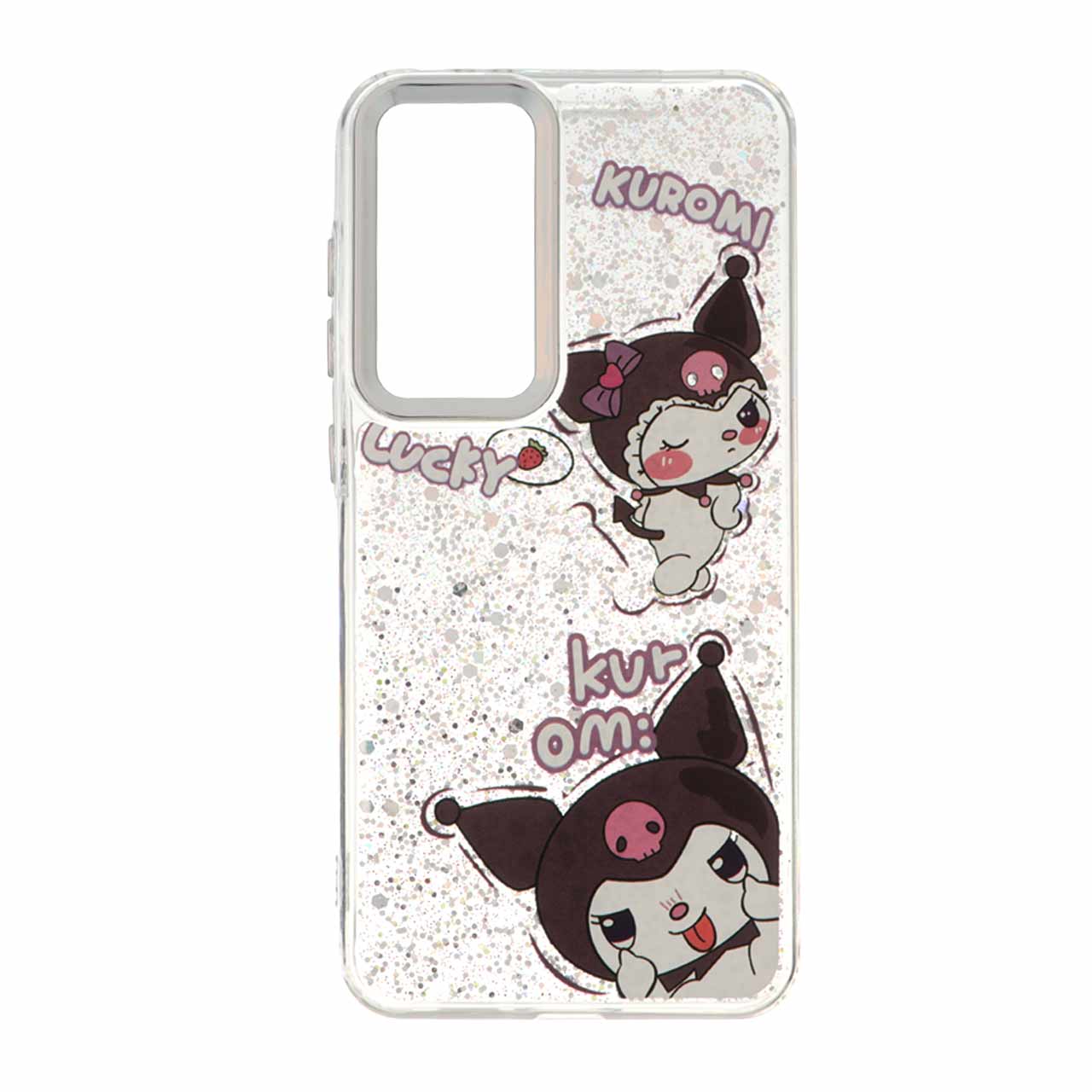 قاب رزینی اکلیلی لنز سیلور Samsung Galaxy S24 FE - طرح 149