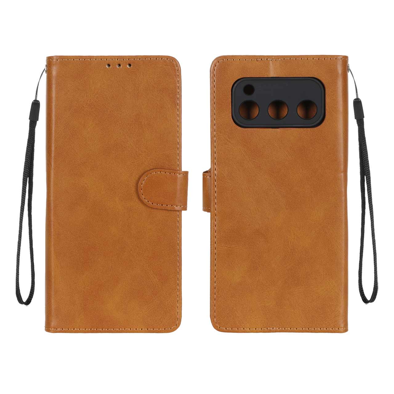 کیف موبایل مگنتی درجه یک MNC مدل Daria Bond - قهوه ای روشن