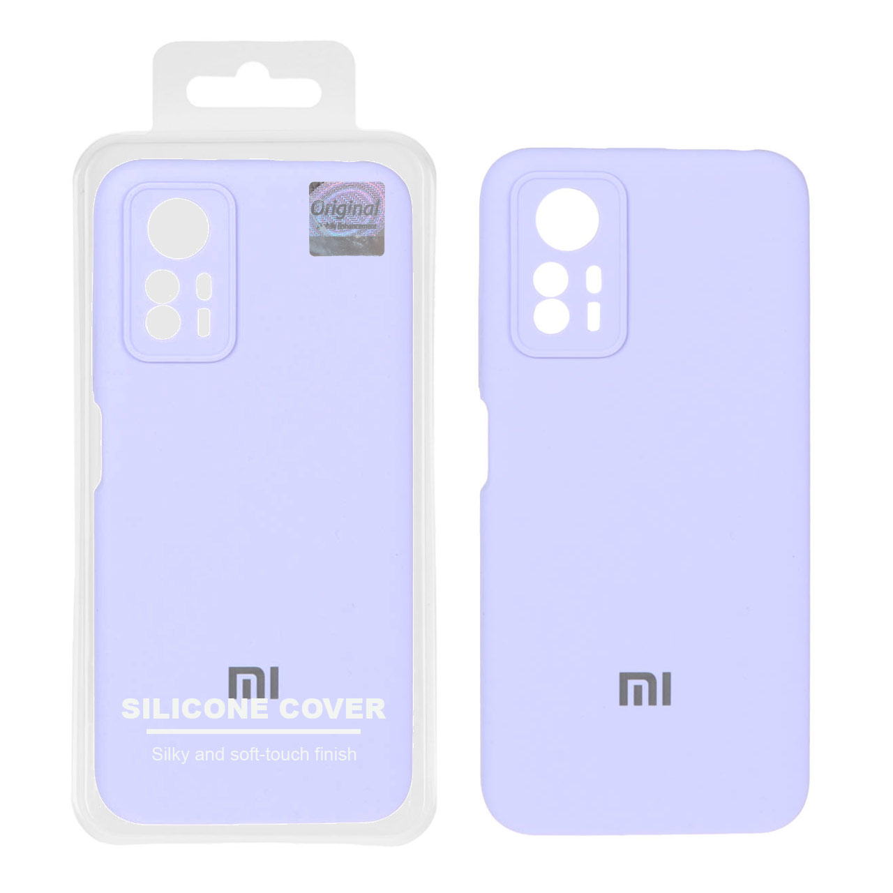 قاب سیلیکونی پاک کنی اورجینال Master Quality مدل Xiaomi Redmi Note 12S - یاسی (پک دار)