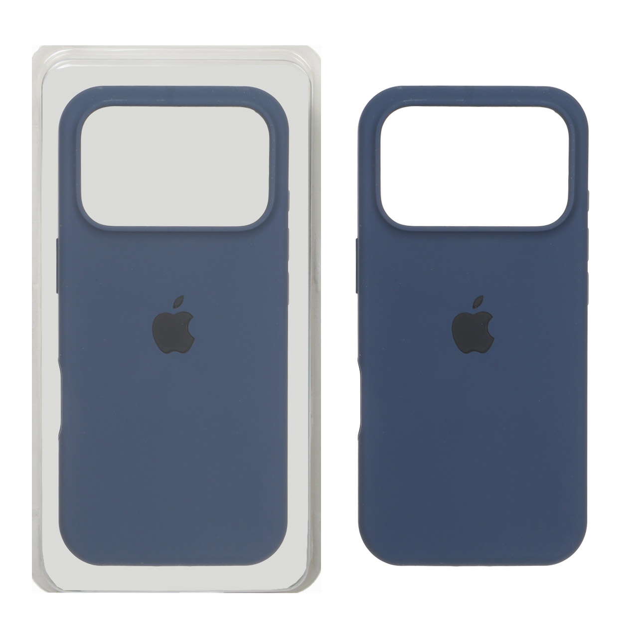 قاب سیلیکونی پاک کنی اورجینال Apple iPhone 17 Pro - سرمه ای (پک اصلی)