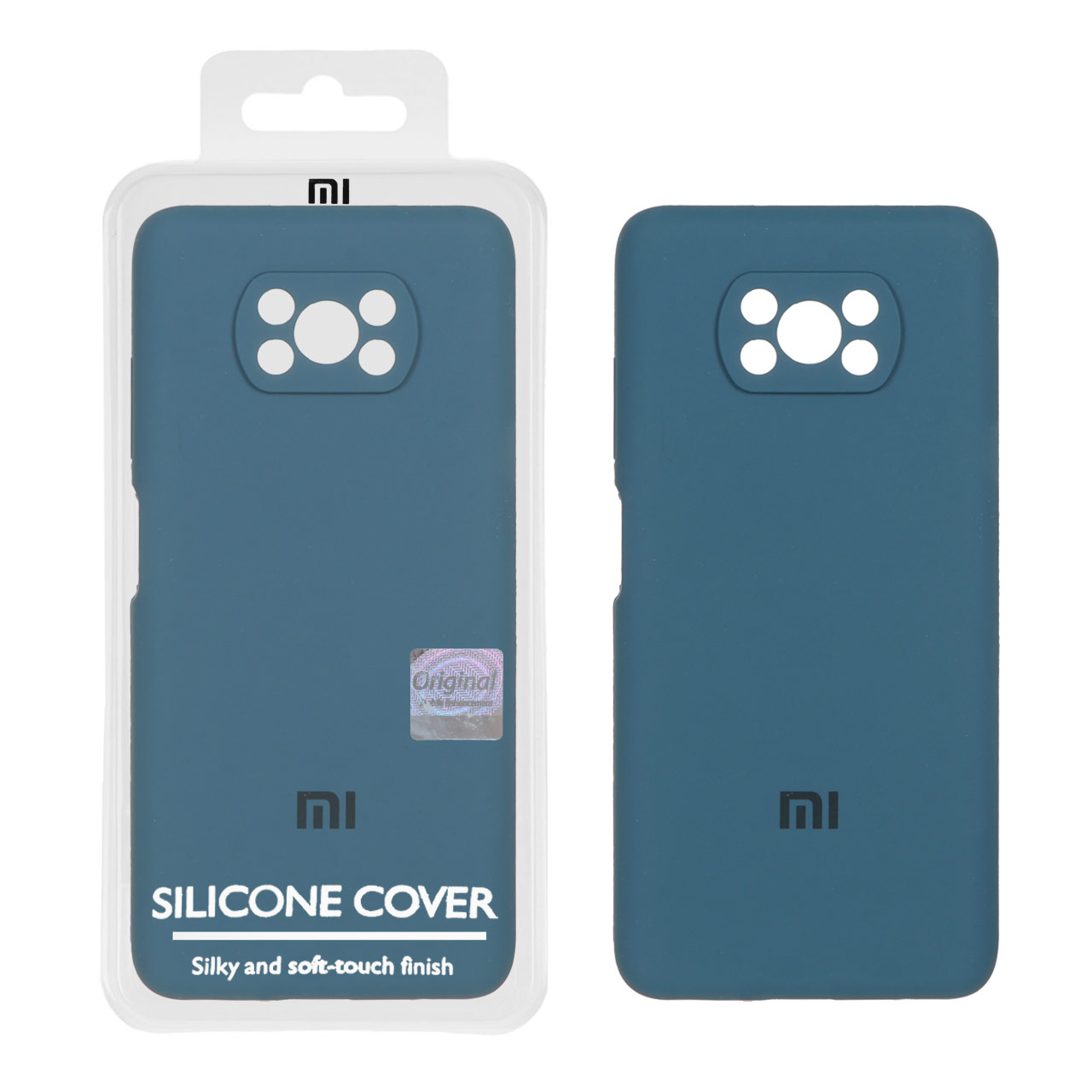 قاب سیلیکونی پاک کنی اورجینال Master Quality مدل Xiaomi Poco X3 / Poco X3 Pro / Poco X3 NFC - سبز کله غازی (پک دار)