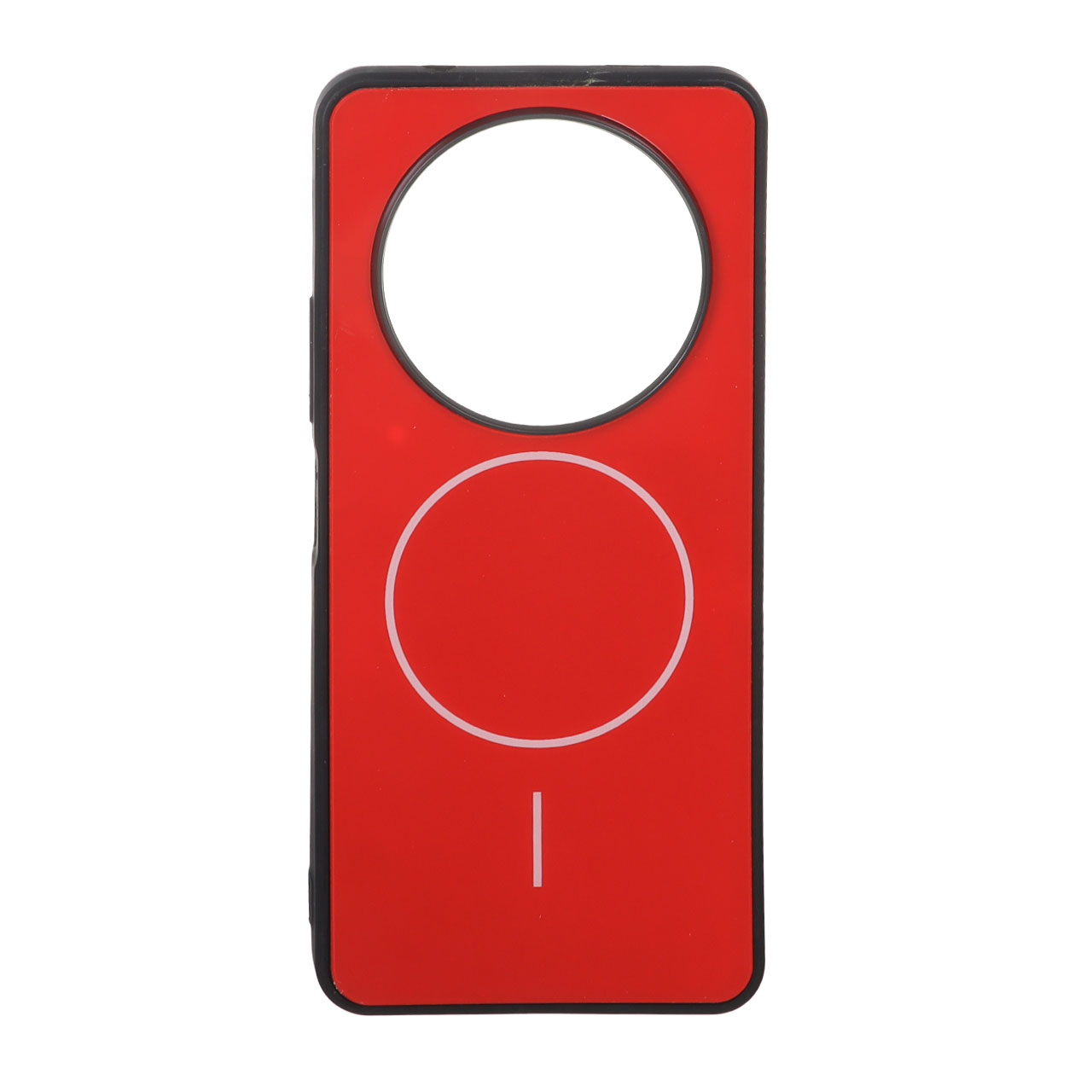 قاب M Pro پشت براق طرح مگ سیف Xiaomi Redmi A3 / A3x / Poco C61 - قرمز