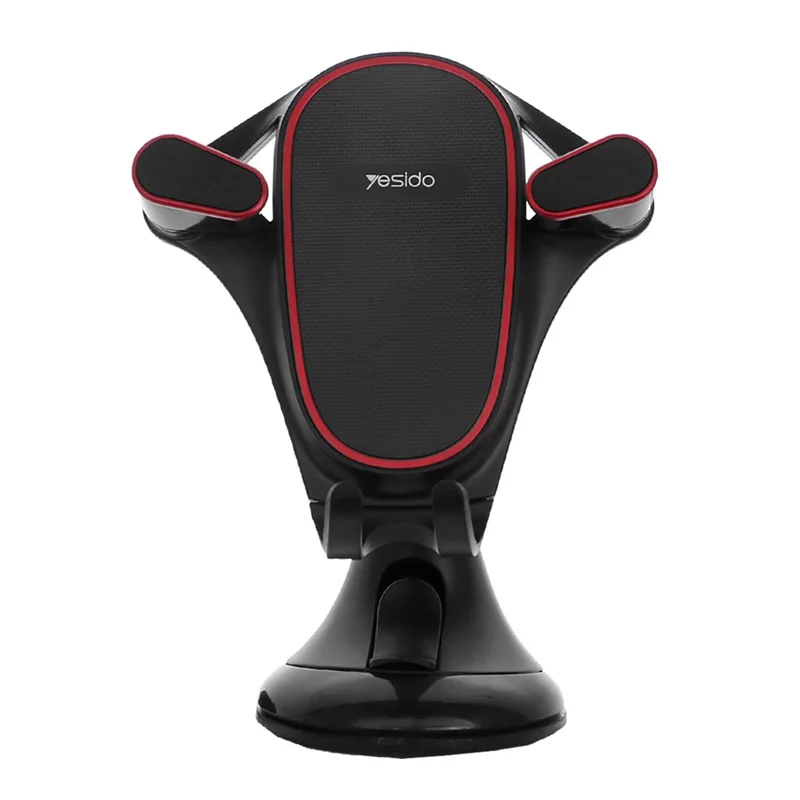 هولدر گوشی موبایل پایه دار yesido مدل C53-مشکی قرمز