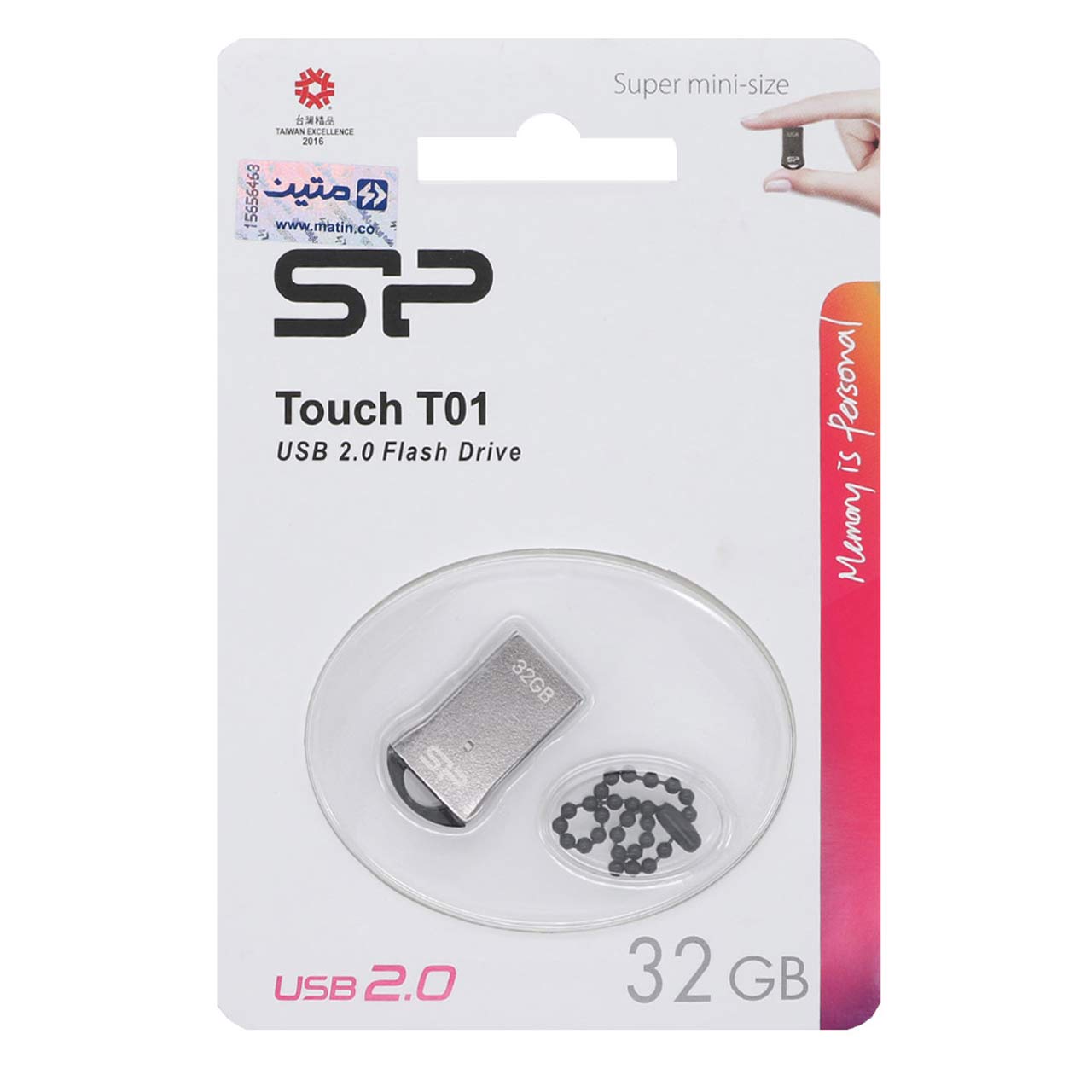 Silicon Power Touch T01 USB2.0 Flash Memory-32GB(گارانتی متین)
