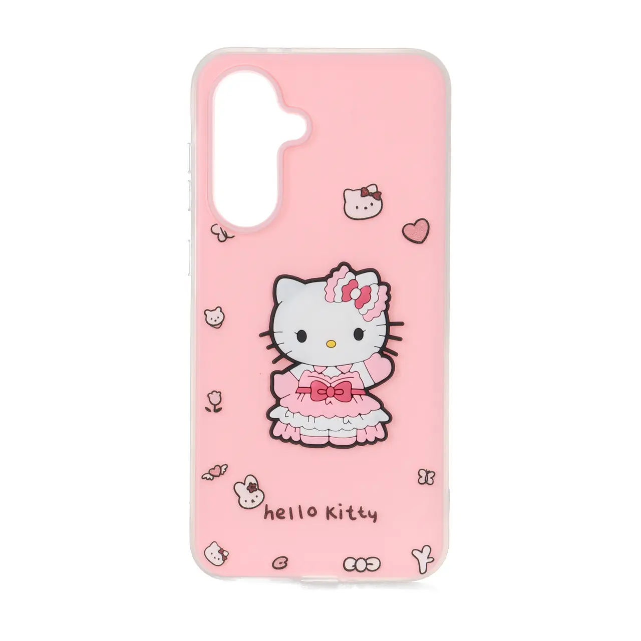 قاب دو لایه مات عروسک برجسته Samsung Galaxy A56 / A36 - صورتی