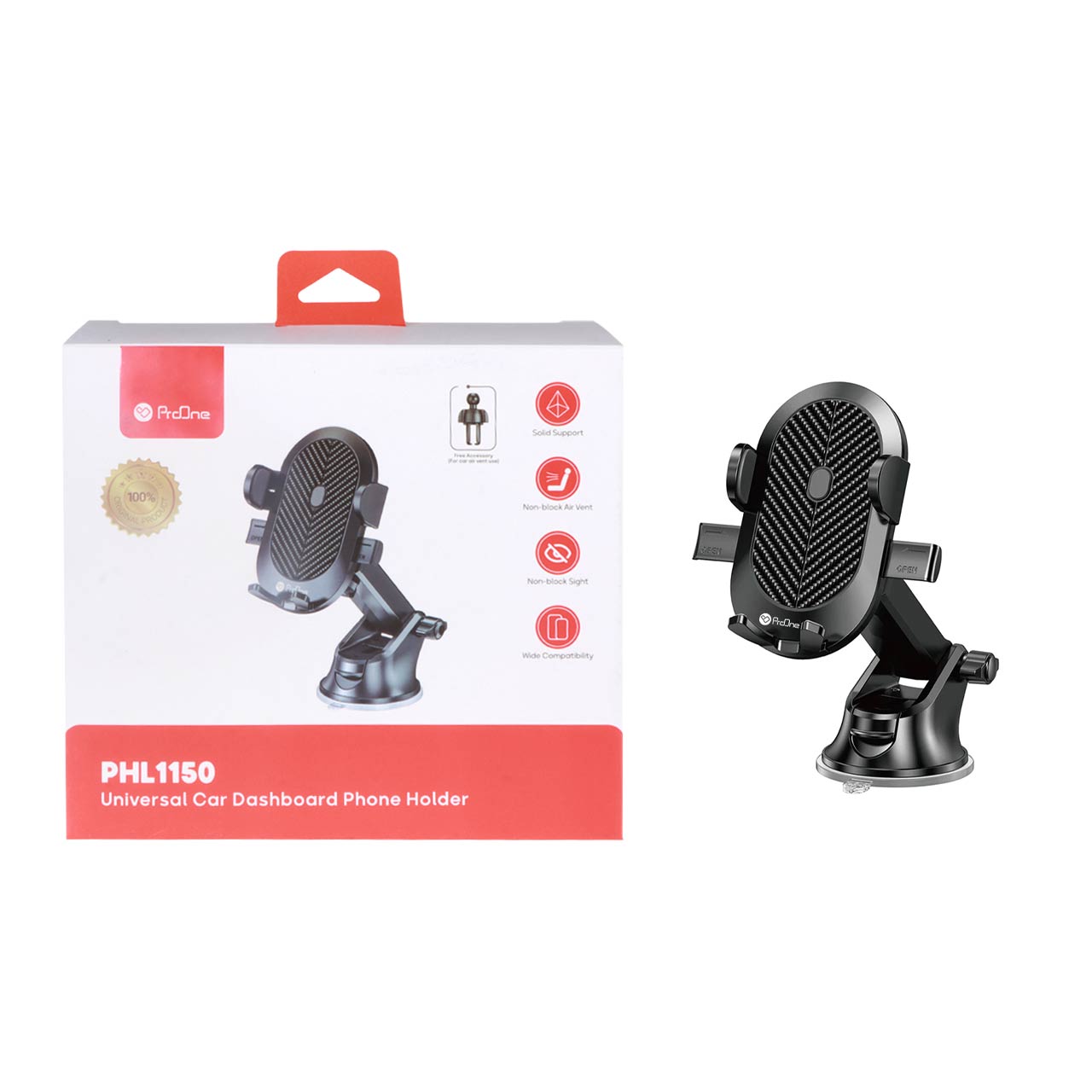 هولدر گوشی موبایل پایه دار ProOne مدل PHL1150 - مشکی