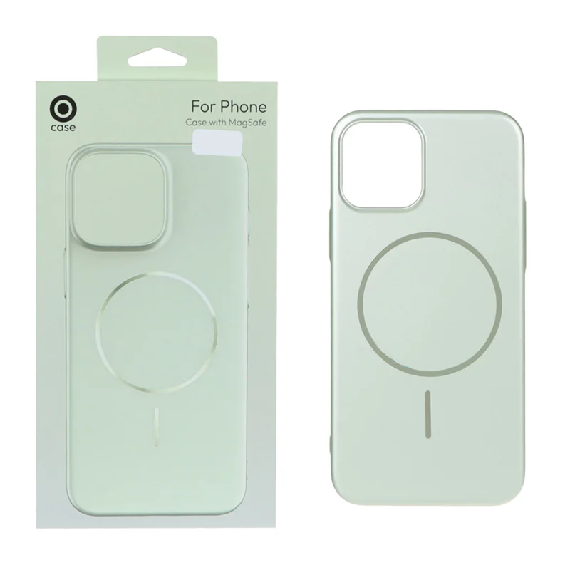 قاب متالیک MagSafe پشت سخت Apple iPhone 12 Pro / iPhone 12 - سبز (پک دار)