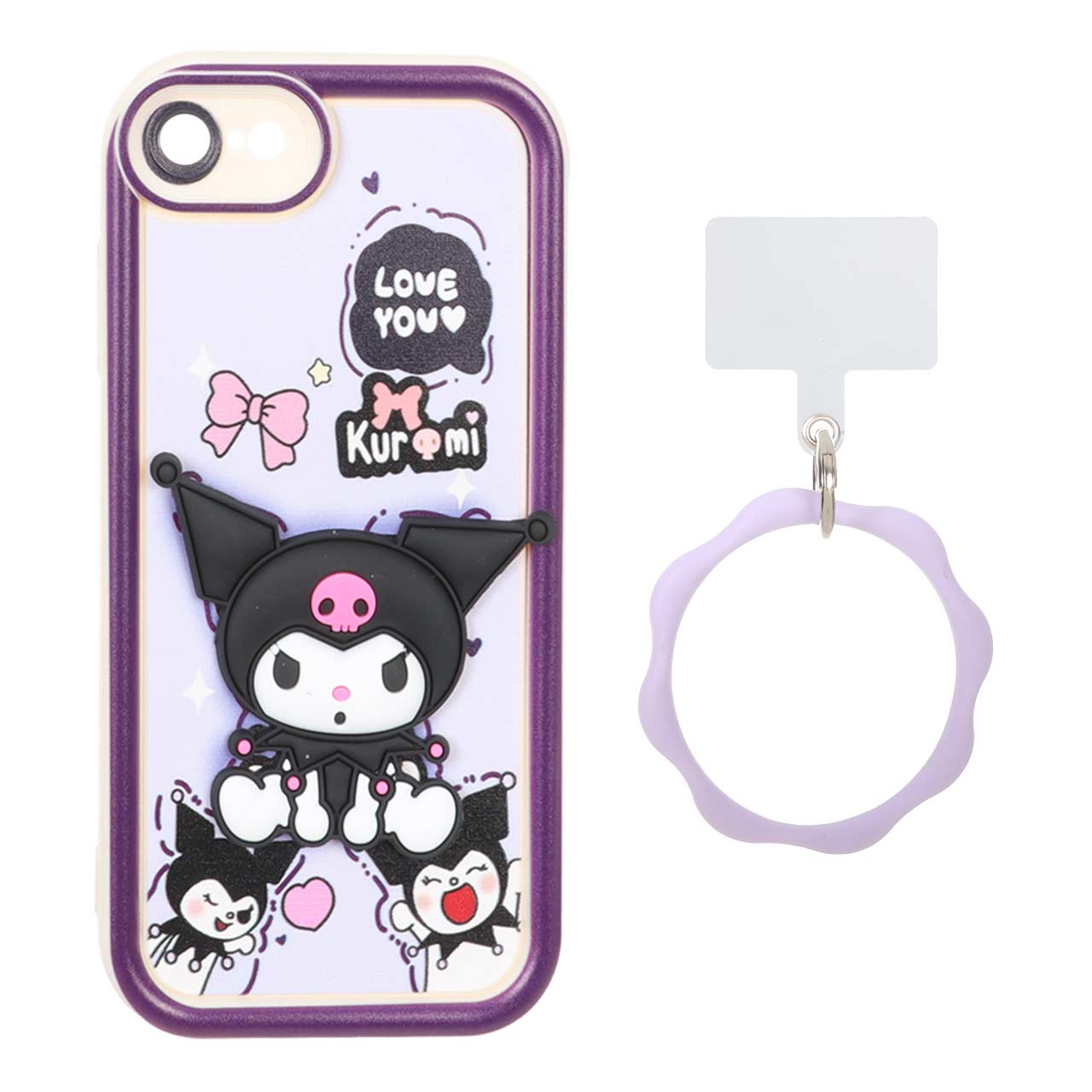 قاب Solid Case عروسک برجسته النگویی Apple iPhone 7 / iPhone 8 / iPhone SE (2020) - طرح 1