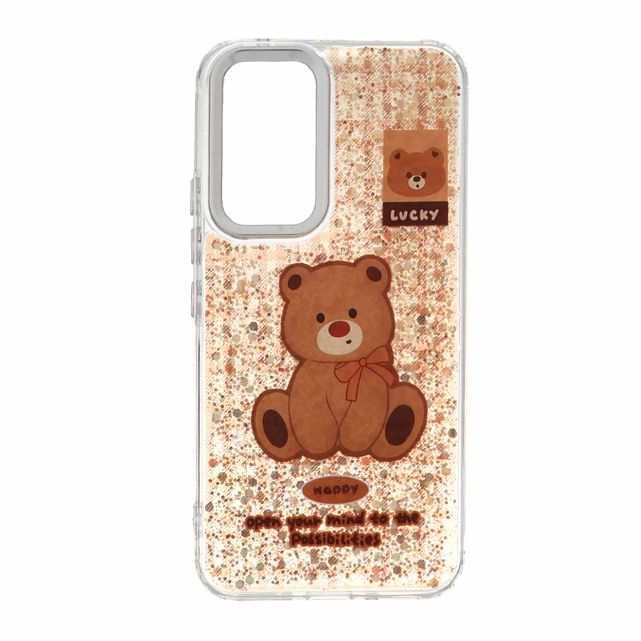 قاب رزینی اکلیلی لنز سیلور Samsung Galaxy A54 - طرح 50