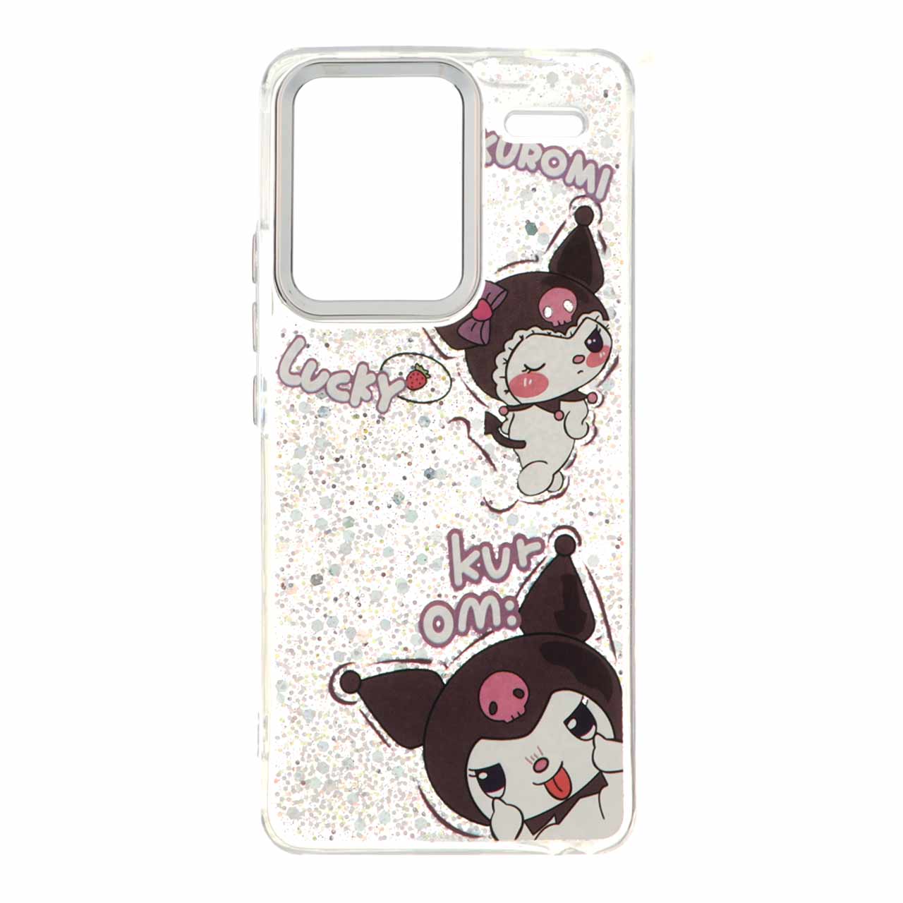 قاب رزینی اکلیلی لنز سیلور Xiaomi Redmi Note 13 Pro Plus 5G - طرح 134