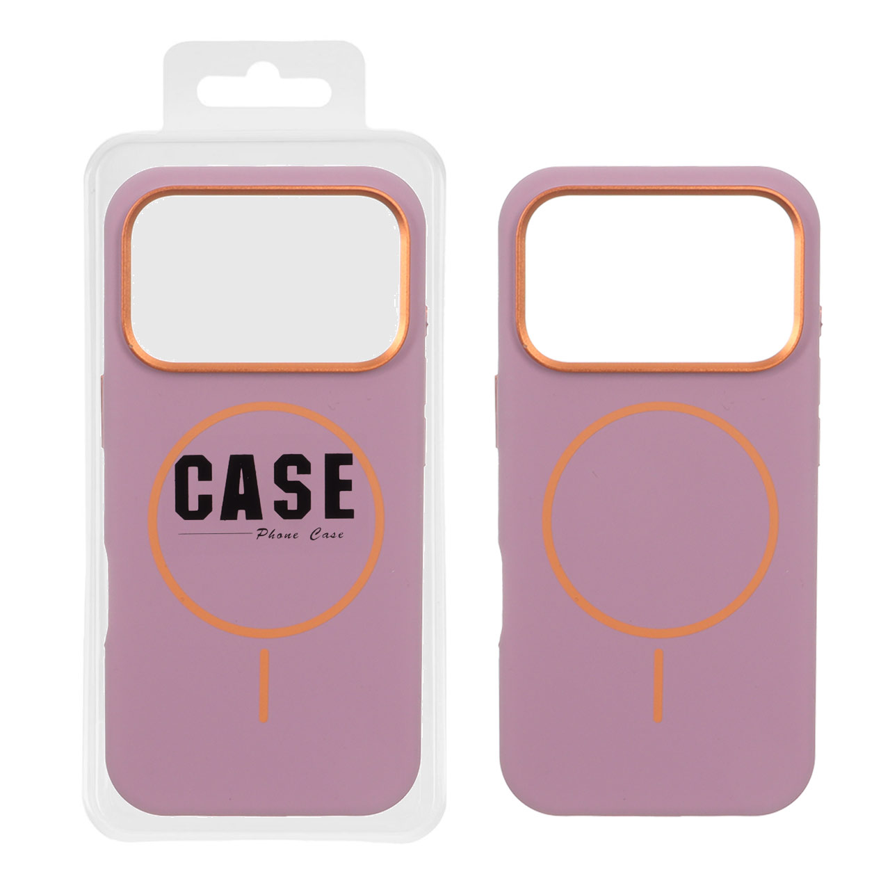 قاب سیلیکونی پاک کنی اورجینال درجه یک MagSafe لنز فلزی Apple iPhone 17 Pro - بنفش (پک دار) - MPS