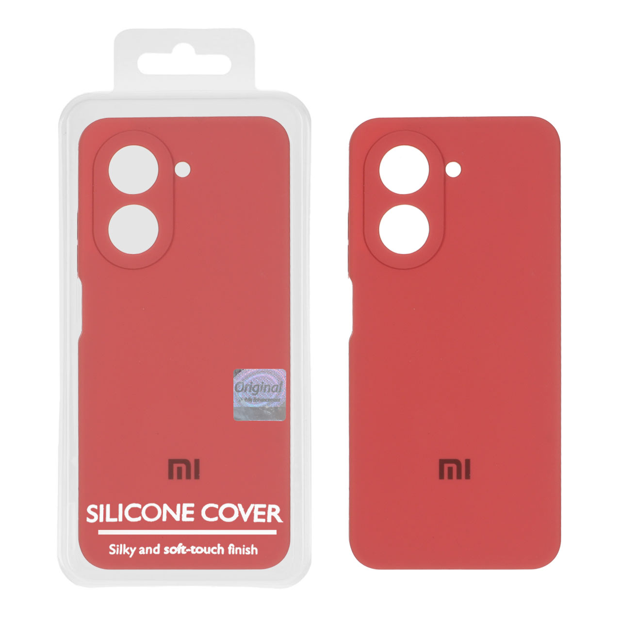 قاب سیلیکونی پاک کنی اورجینال Master Quality مدل Xiaomi Redmi A5 / Poco C71 - هلویی (پک دار)