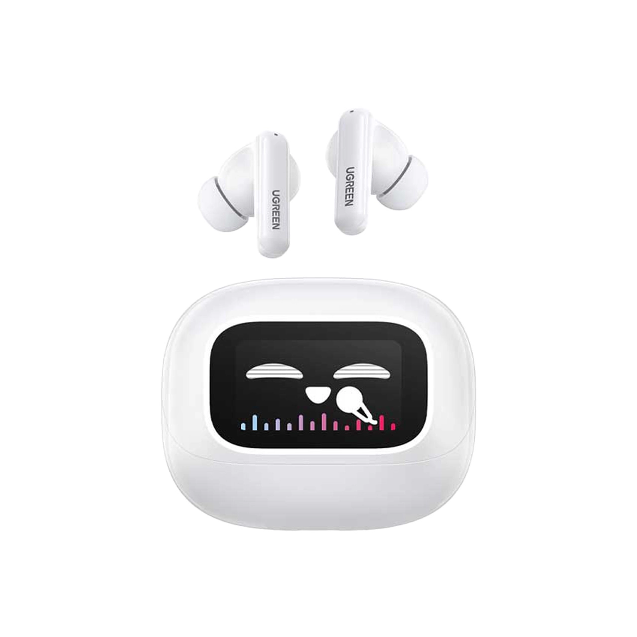 ایرفون بی سیم UGREEN مدل EchoBuds Magic WS211-55137 ANC - سفید (گارانتی 18 ماهه آسان پیشرو)
