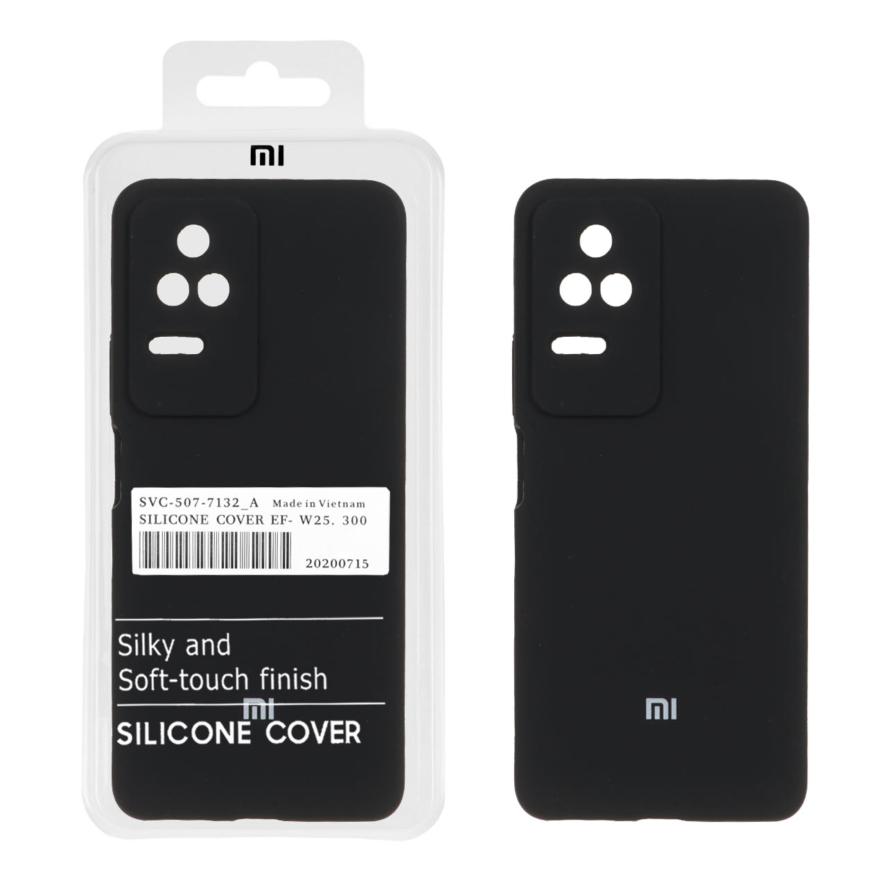 قاب سیلیکونی پاک کنی اورجینال درجه یک Xiaomi Poco F4 / K30S - مشکی (پک دار)
