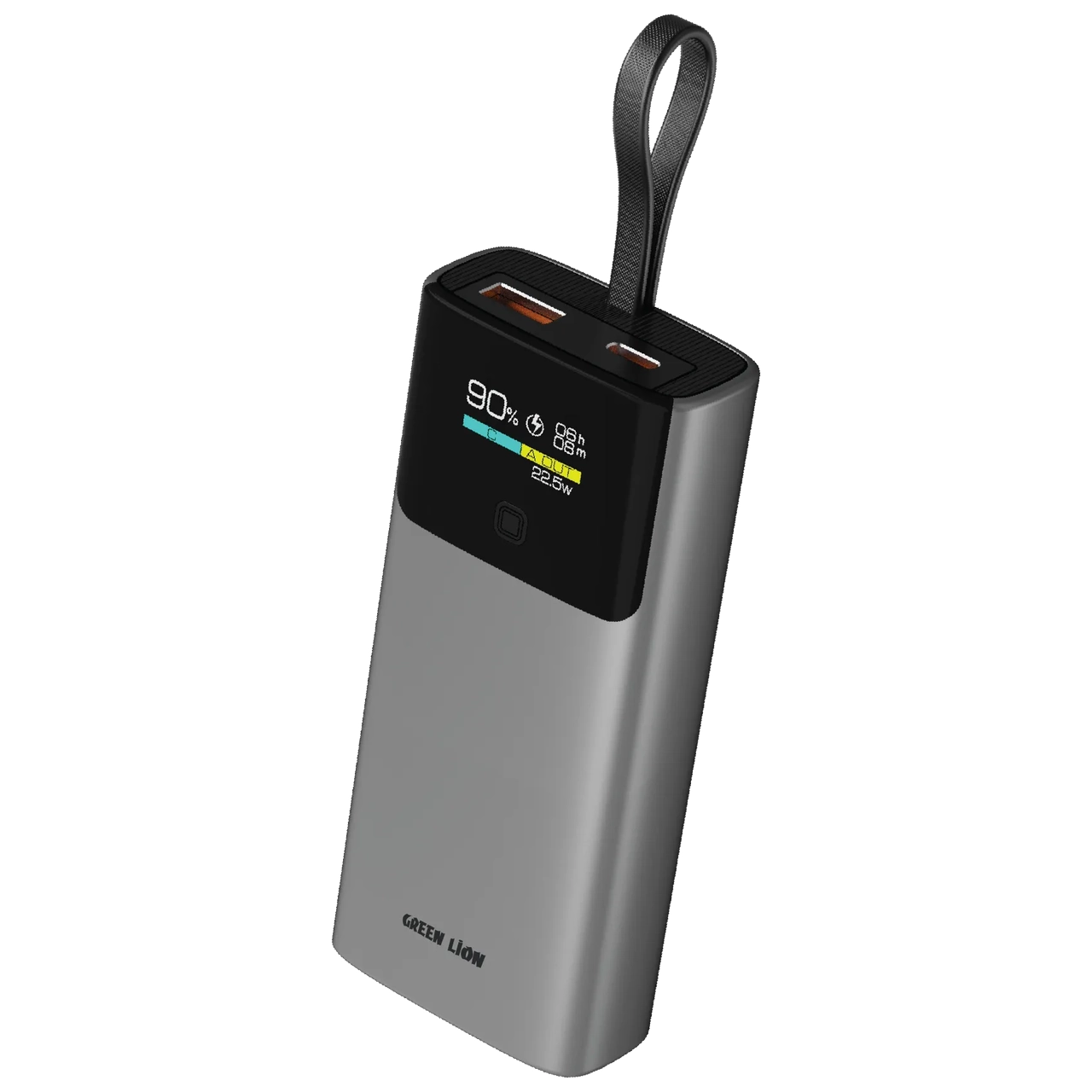 پاوربانک (PD و فست شارژ) Green Lion 10000mAh مدل VOLTIX GNVLTX10KGY 20W - خاکستری (گارانتی 24 ماهه ایویز)