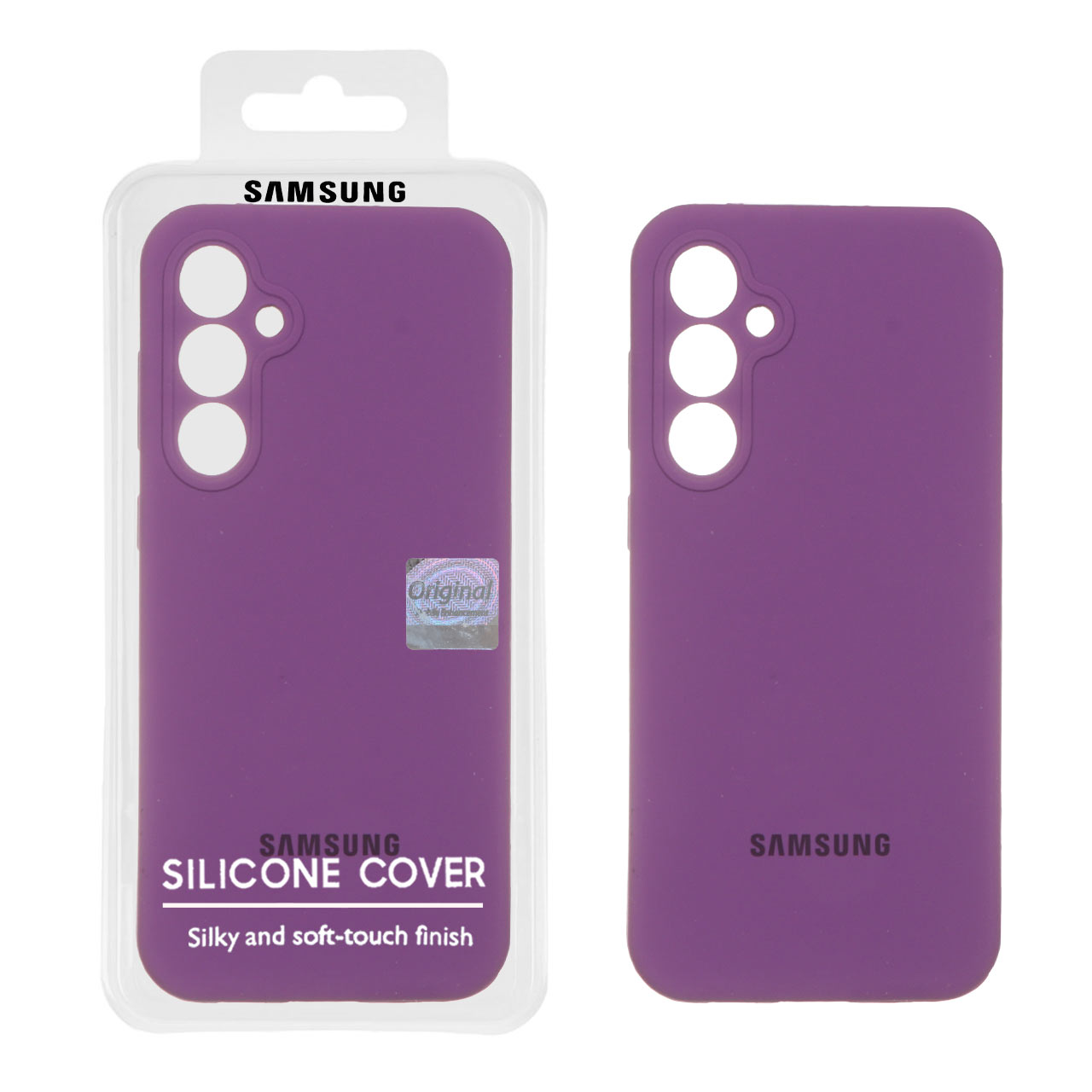 قاب سیلیکونی پاک کنی اورجینال Master Quality مدل Samsung Galaxy S23 FE - ارغوانی (پک دار)