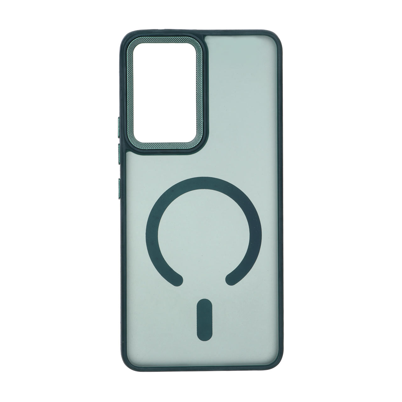 قاب مات لنز کربن طرح مگ سیف دور رنگی Samsung Galaxy A53 - سبز