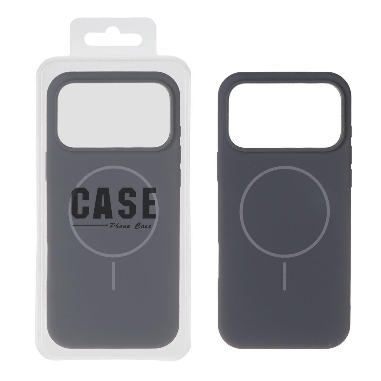 قاب سیلیکونی پاک کنی اورجینال درجه یک Magsafe مدل Apple iPhone 17 Pro Max - خاکستری (پک دار)