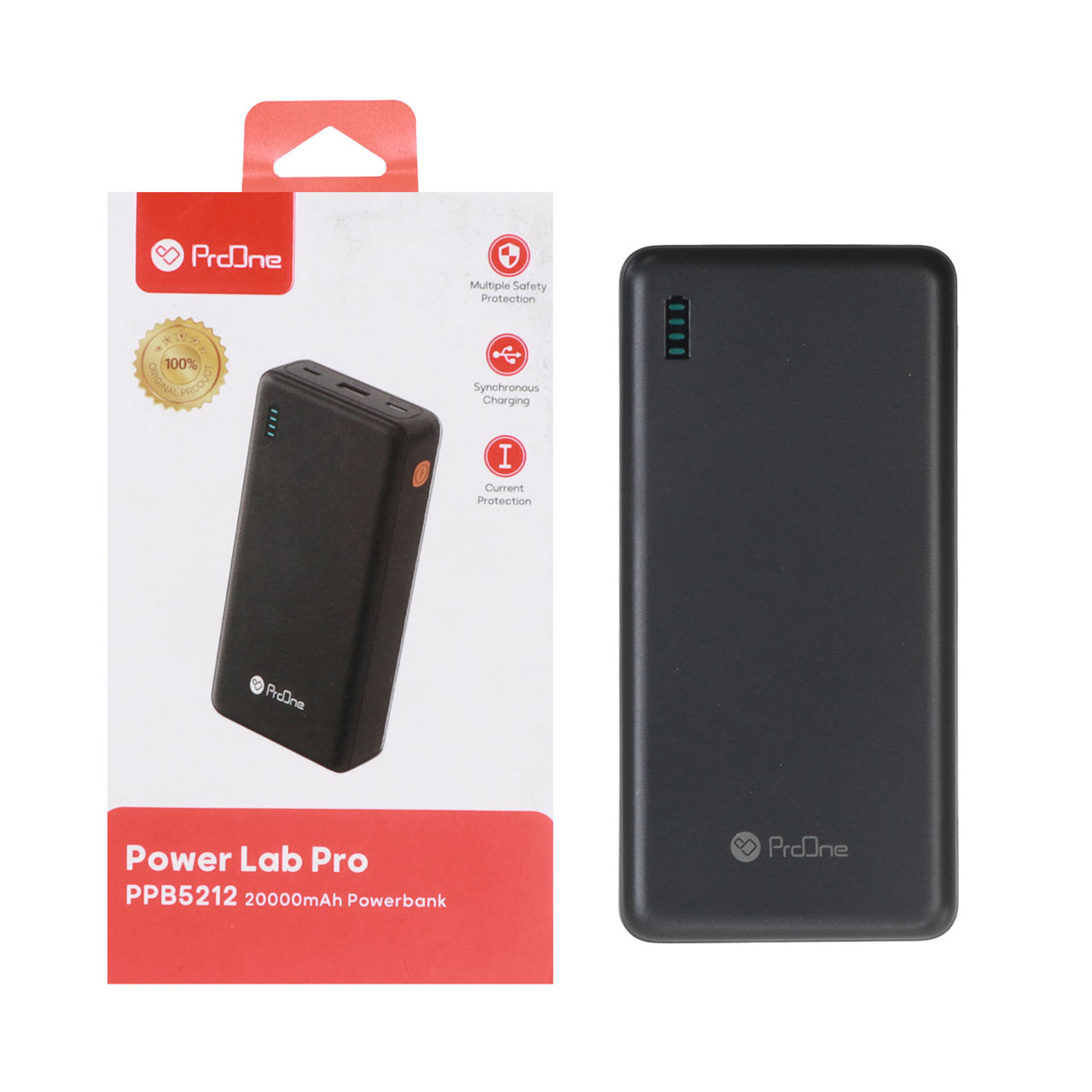 پاوربانک فست شارژ ProOne 20000mAh مدل PPB5212 - مشکی