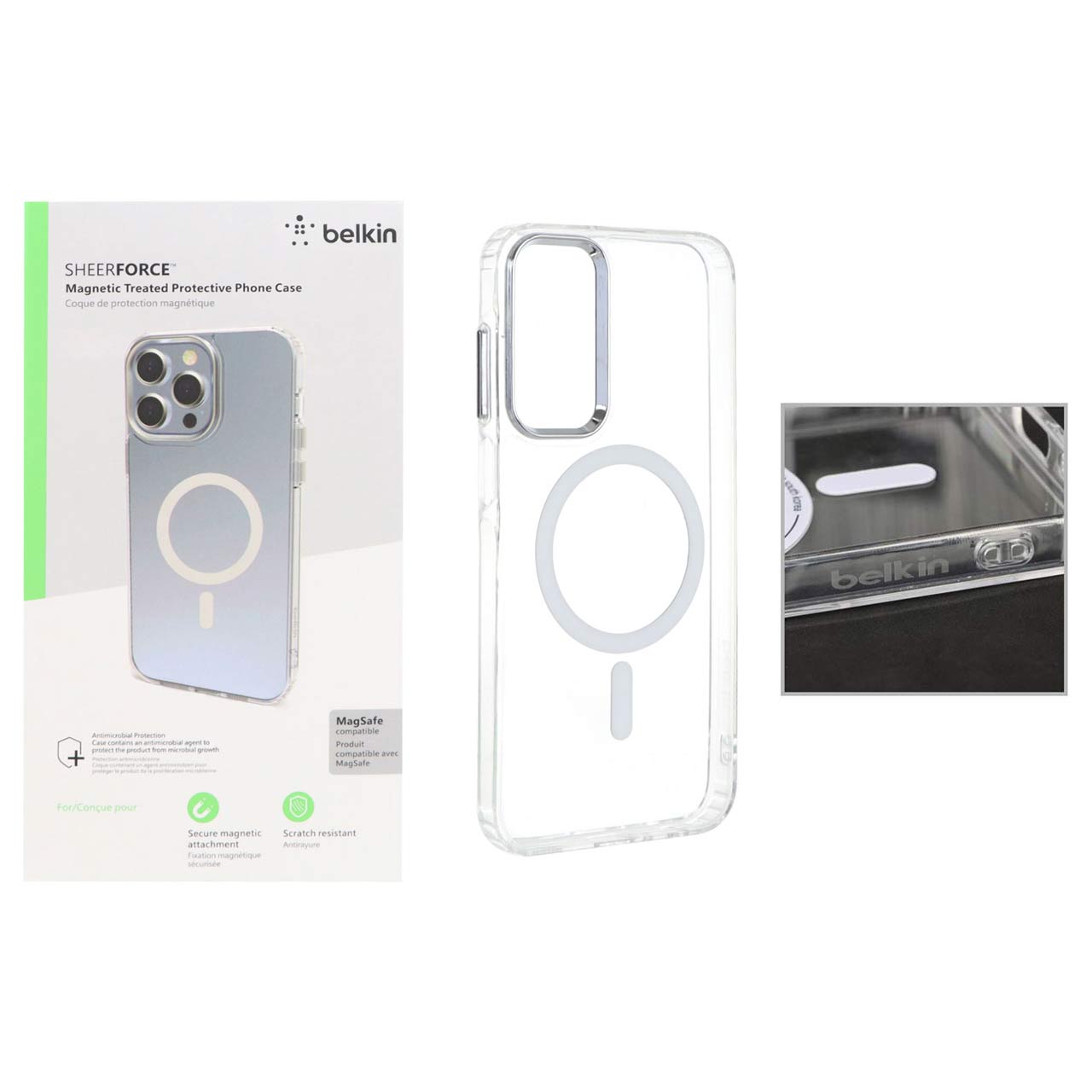 قاب belkin شفاف Magsafe مدل Samsung Galaxy A25 5G (پک دار)