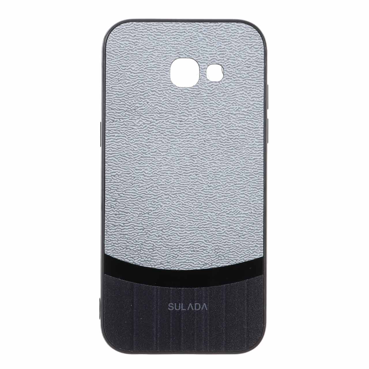 قاب SULADA دو تکه Texture مدل Samsung Galaxy A520 / A5 (2017) - طوسی