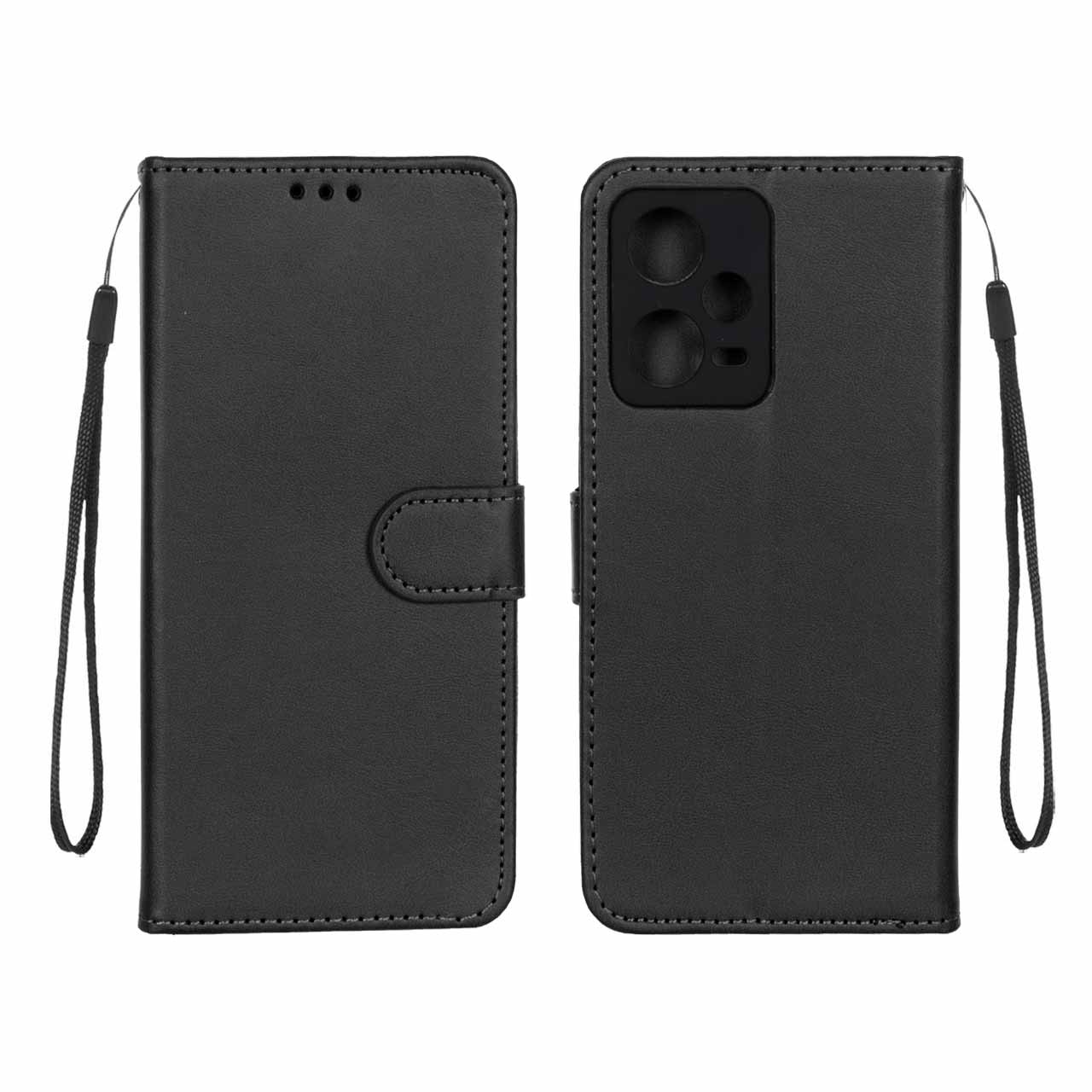 کیف موبایل مگنتی درجه یک MNC مدل Xiaomi Redmi Note 12 Pro 5G - مشکی