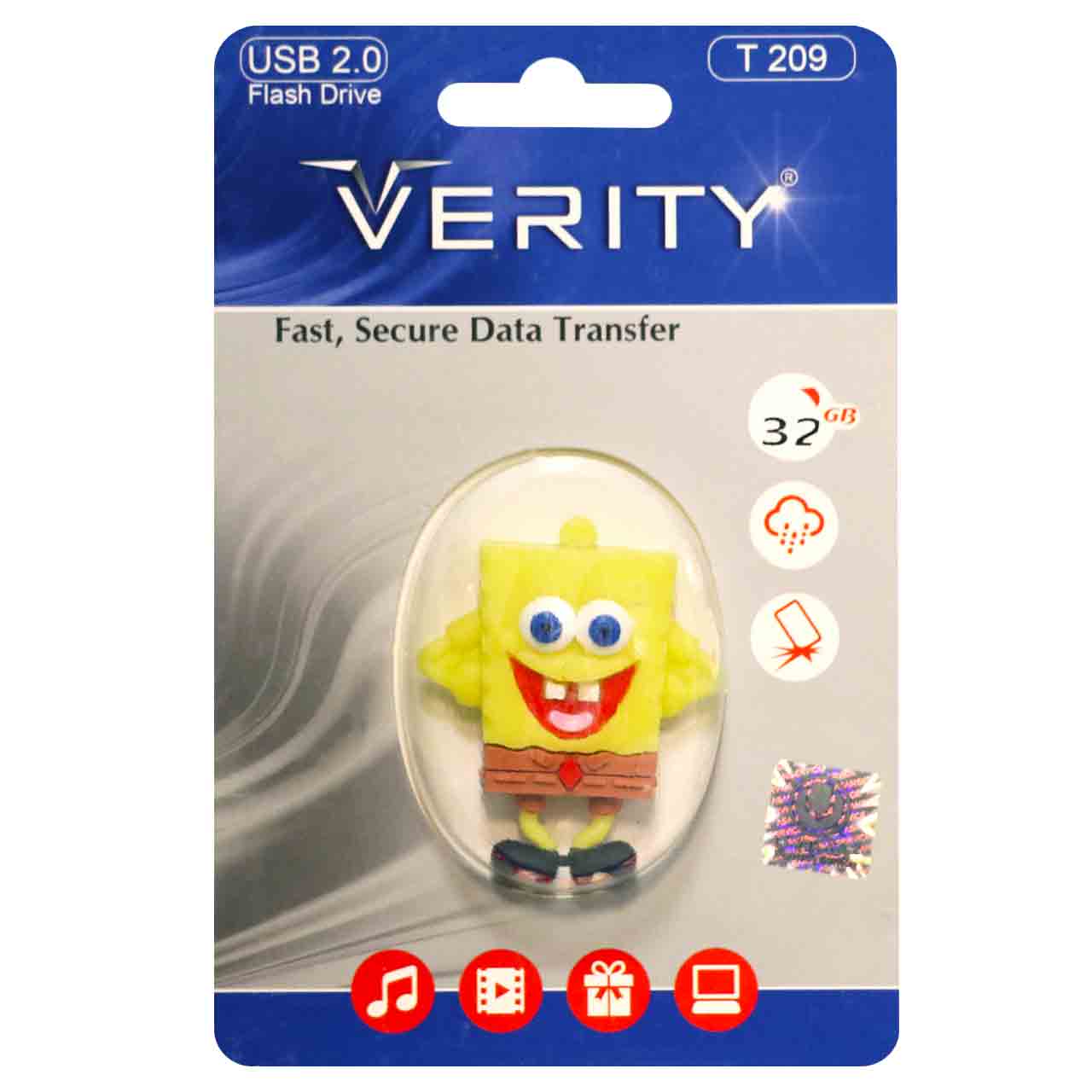 Verity T209 USB2.0 Flash Memory-32GB-(گارانتی آسان سرویس) عروسکی