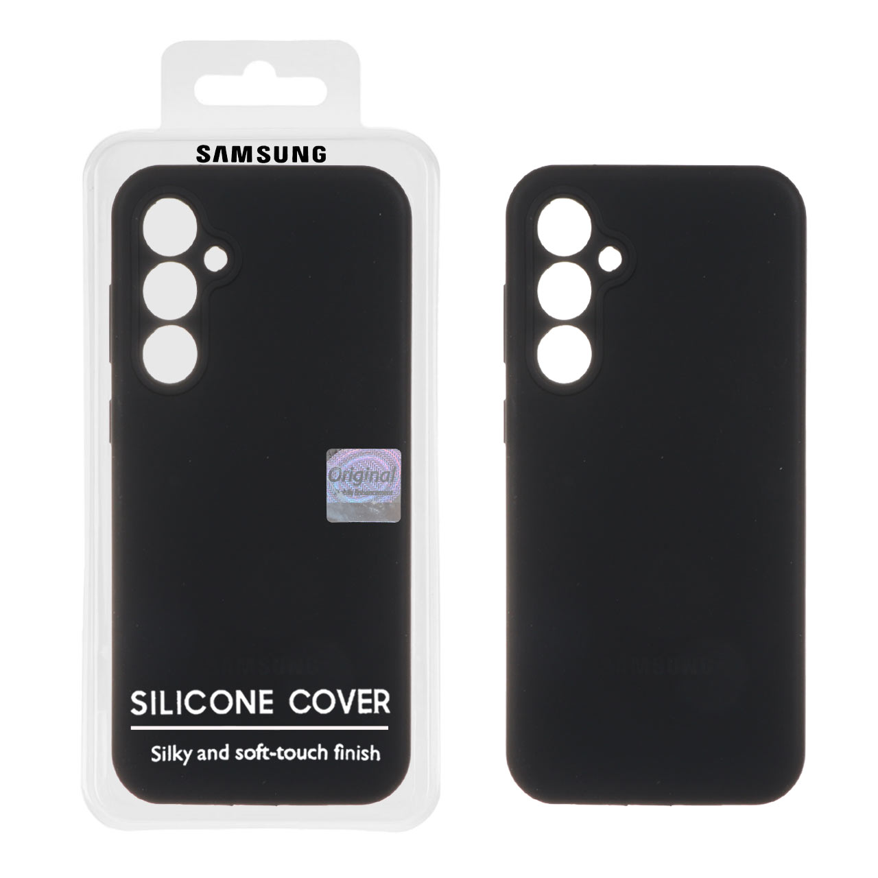 قاب سیلیکونی پاک کنی اورجینال Master Quality مدل Samsung Galaxy S23 FE - مشکی (پک دار)