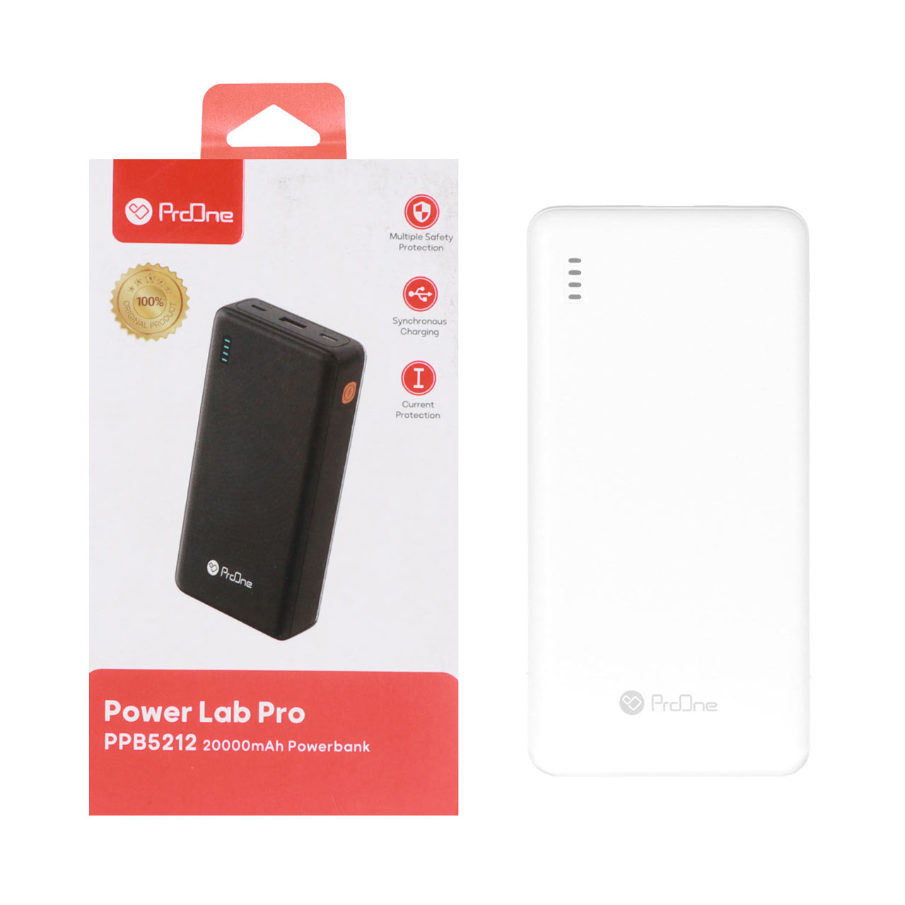 پاوربانک فست شارژ ProOne 20000mAh مدل PPB5212 - سفید