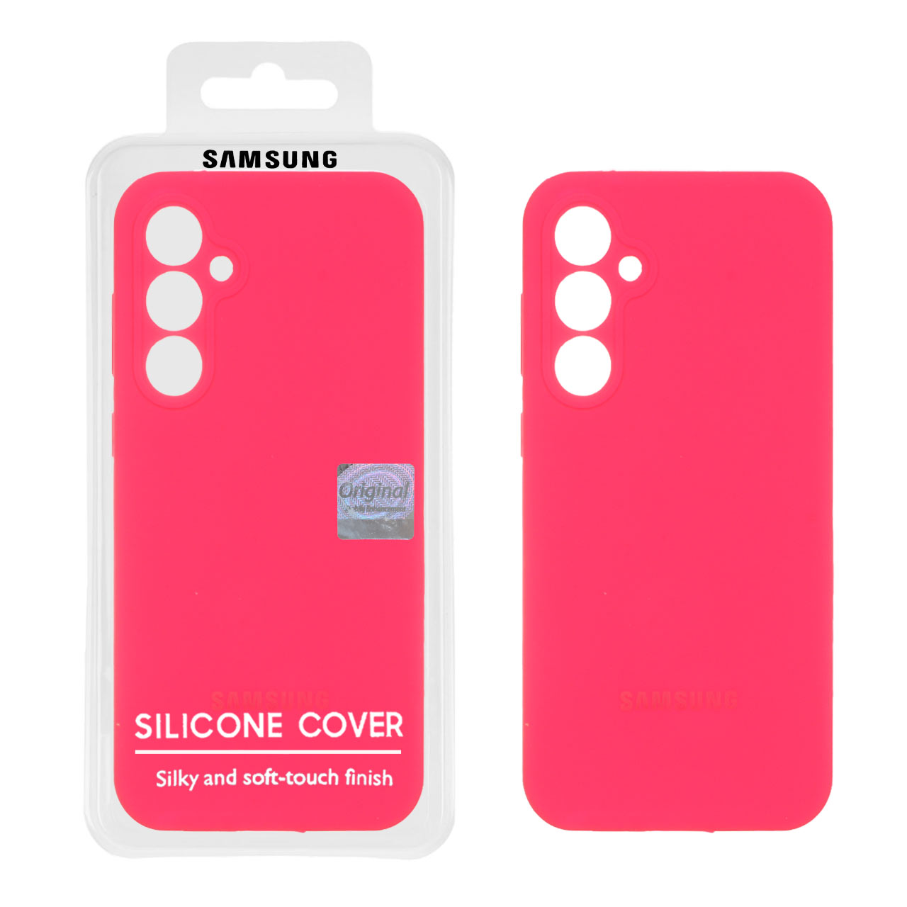 قاب سیلیکونی پاک کنی اورجینال Master Quality مدل Samsung Galaxy S23 FE - صورتی فانتزی (پک دار)