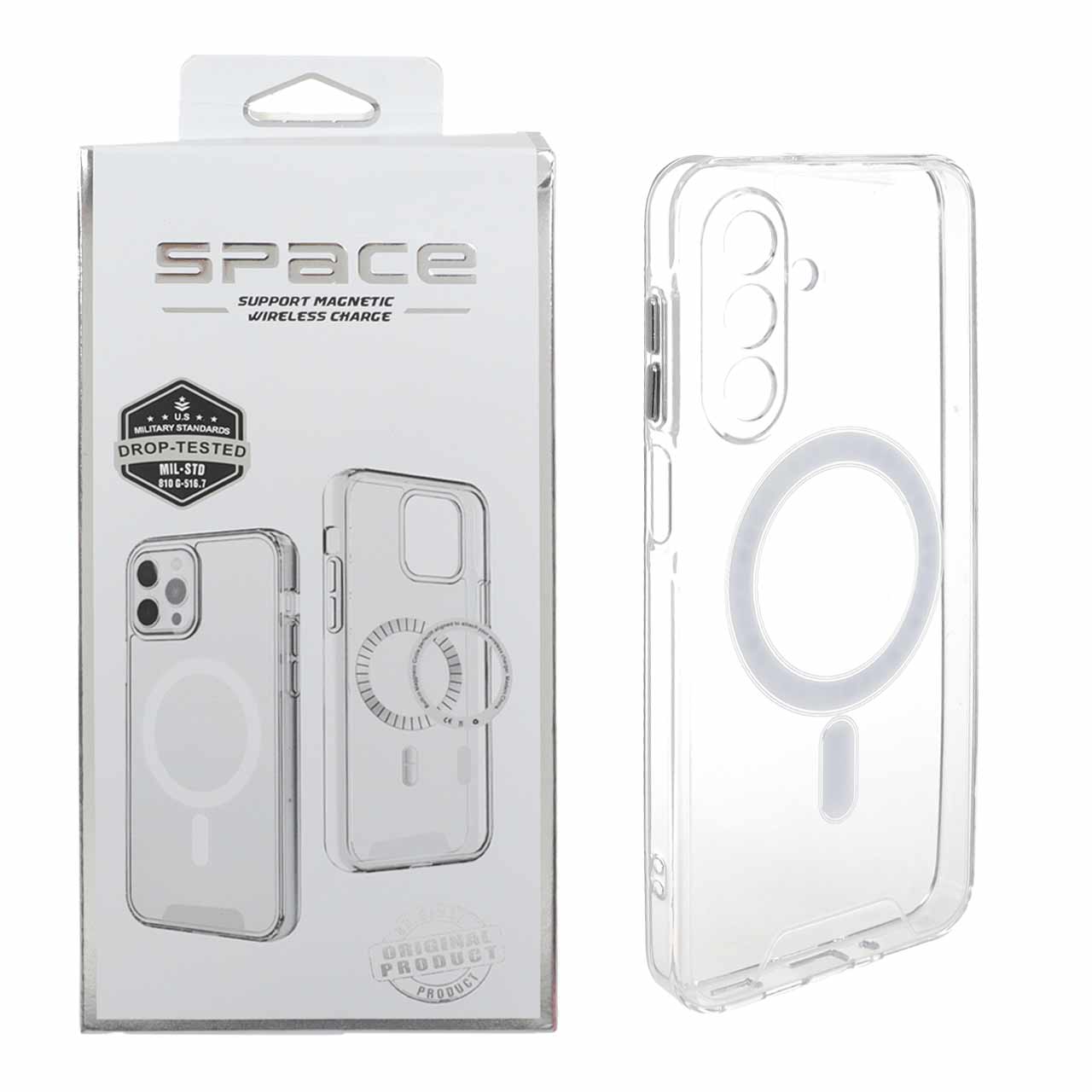 قاب اورجینال Space شفاف Magsafe مدل Samsung Galaxy A17 (پک دار)