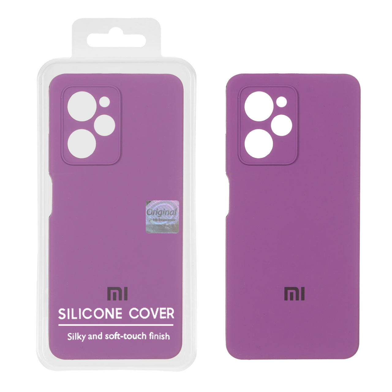 قاب سیلیکونی پاک کنی اورجینال Master Quality مدل Xiaomi Poco X5 Pro 5G - ارغوانی (پک دار)