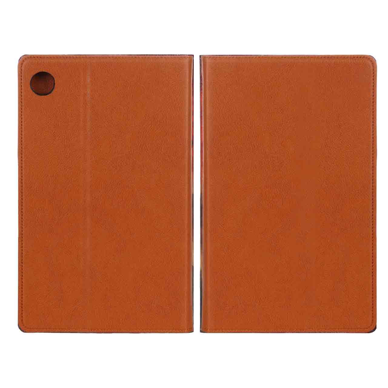 کیف تبلت ساده Samsung Galaxy Tab A9 8.7 / X110 / X115 - عسلی
