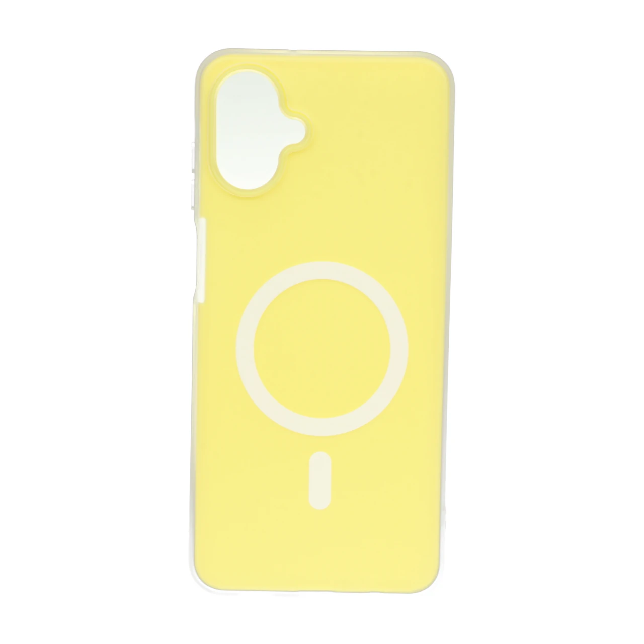 قاب دو لایه مات طرح مگ سیف Samsung Galaxy A07 - زرد