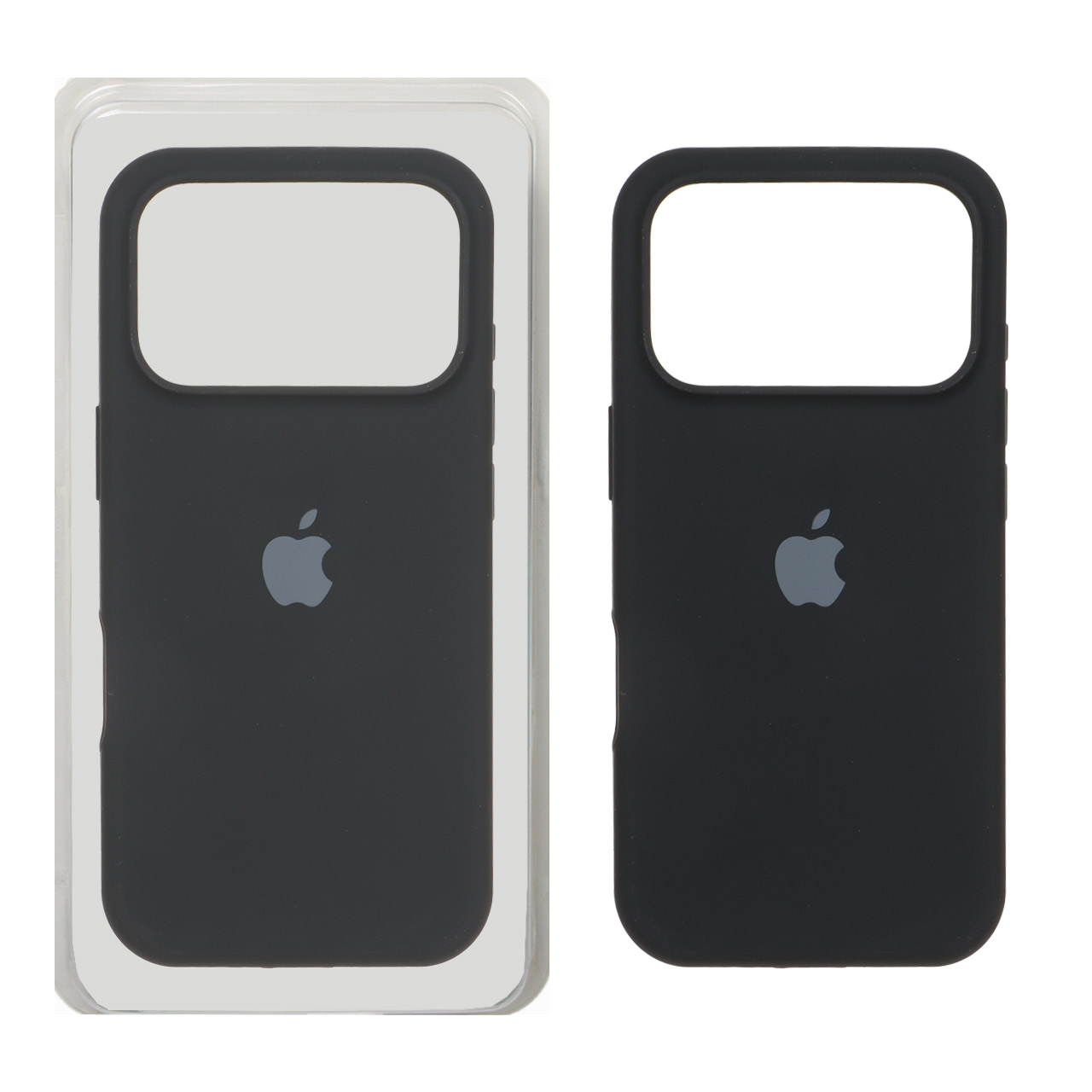 قاب سیلیکونی پاک کنی اورجینال Apple iPhone 17 Pro - مشکی (پک اصلی)