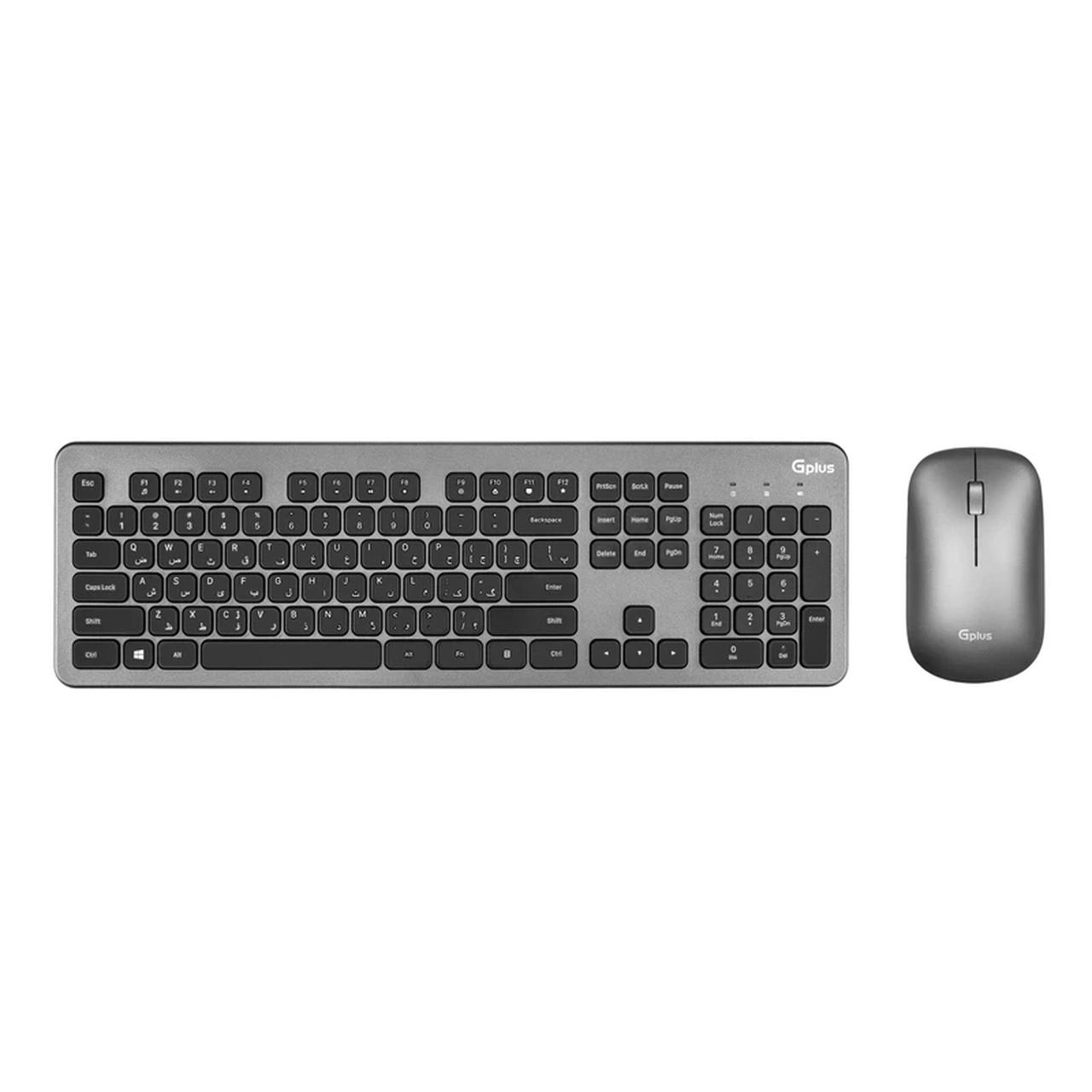 ماوس و کیبورد بی سیم Gplus مدل GMK-C360D - مشکی