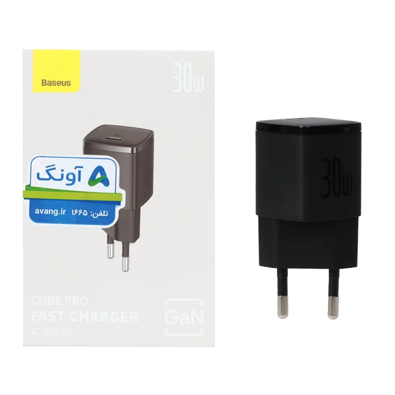 شارژر دیواری فست تک پورت Baseus مدل CCXF000301 30W - مشکی (گارانتی آونگ)