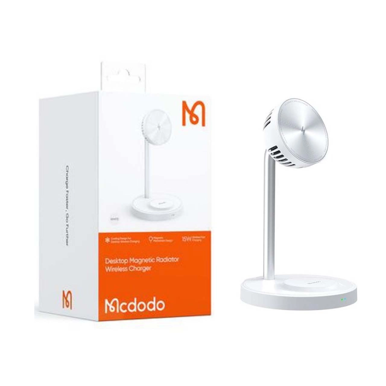 شارژر وایرلس Mcdodo مدل CH-2150 - سفید (گارانتی متین)
