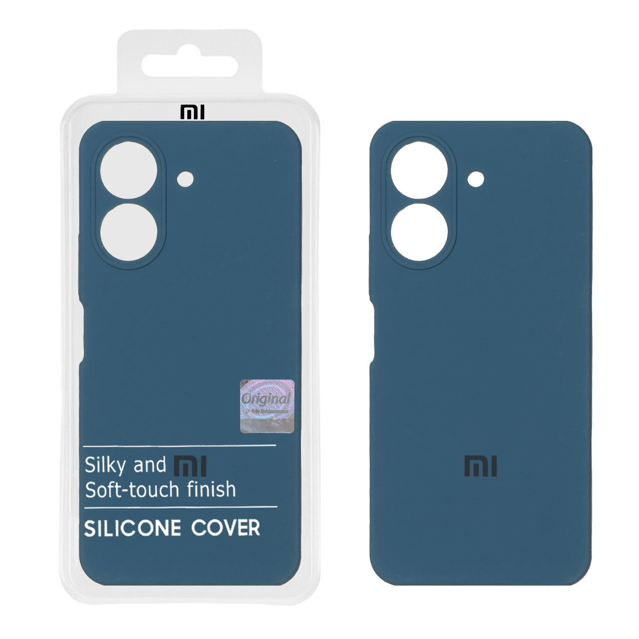 قاب سیلیکونی پاک کنی اورجینال Master Quality مدل Xiaomi Redmi 13C / Poco C65 - سبز کله غازی (پک دار)