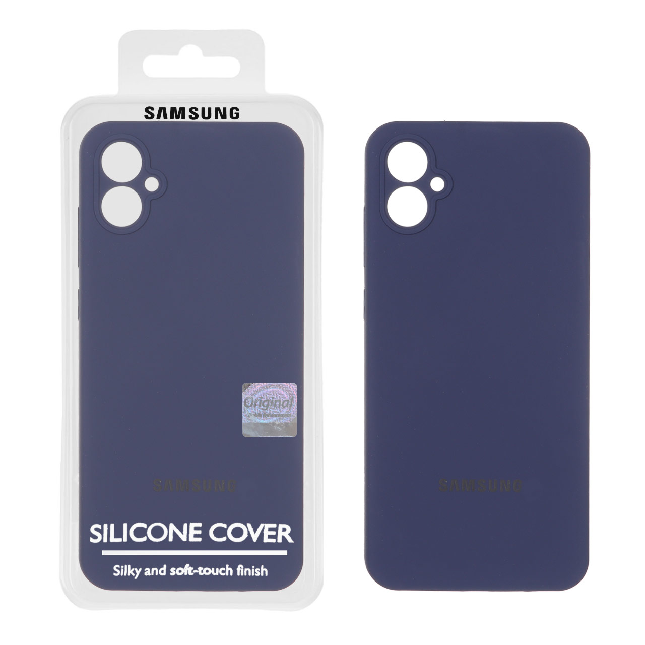 قاب سیلیکونی پاک کنی اورجینال Master Quality مدل Samsung Galaxy A05 - سرمه ای (پک دار)