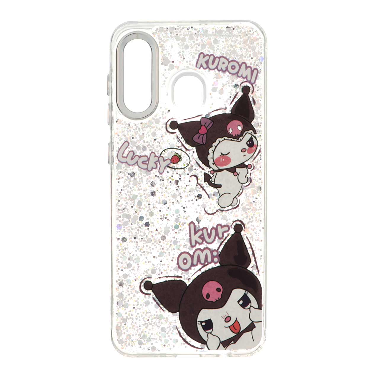 قاب رزینی اکلیلی لنز سیلور Samsung Galaxy A30 / A20 - طرح 39