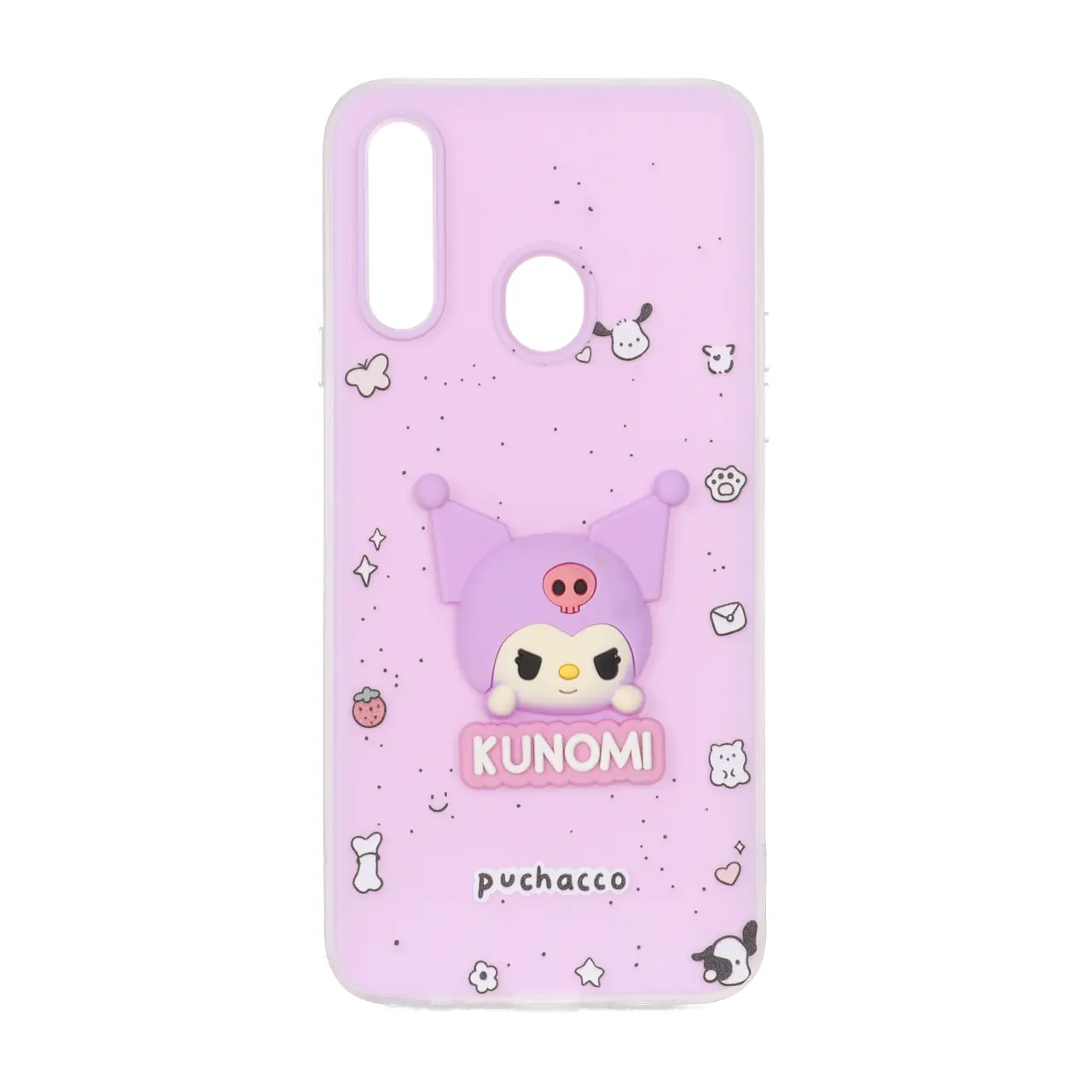 قاب دو لایه مات عروسک برجسته Samsung Galaxy A20s - یاسی