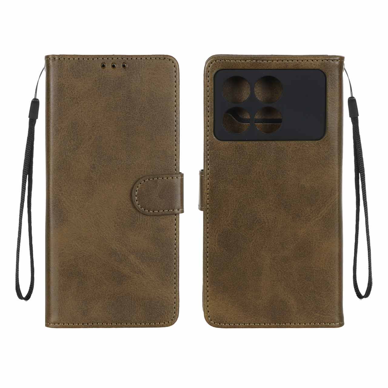 کیف موبایل مگنتی درجه یک MNC مدل Xiaomi Poco X6 Pro 5G / Redmi K70E - سبز زیتونی