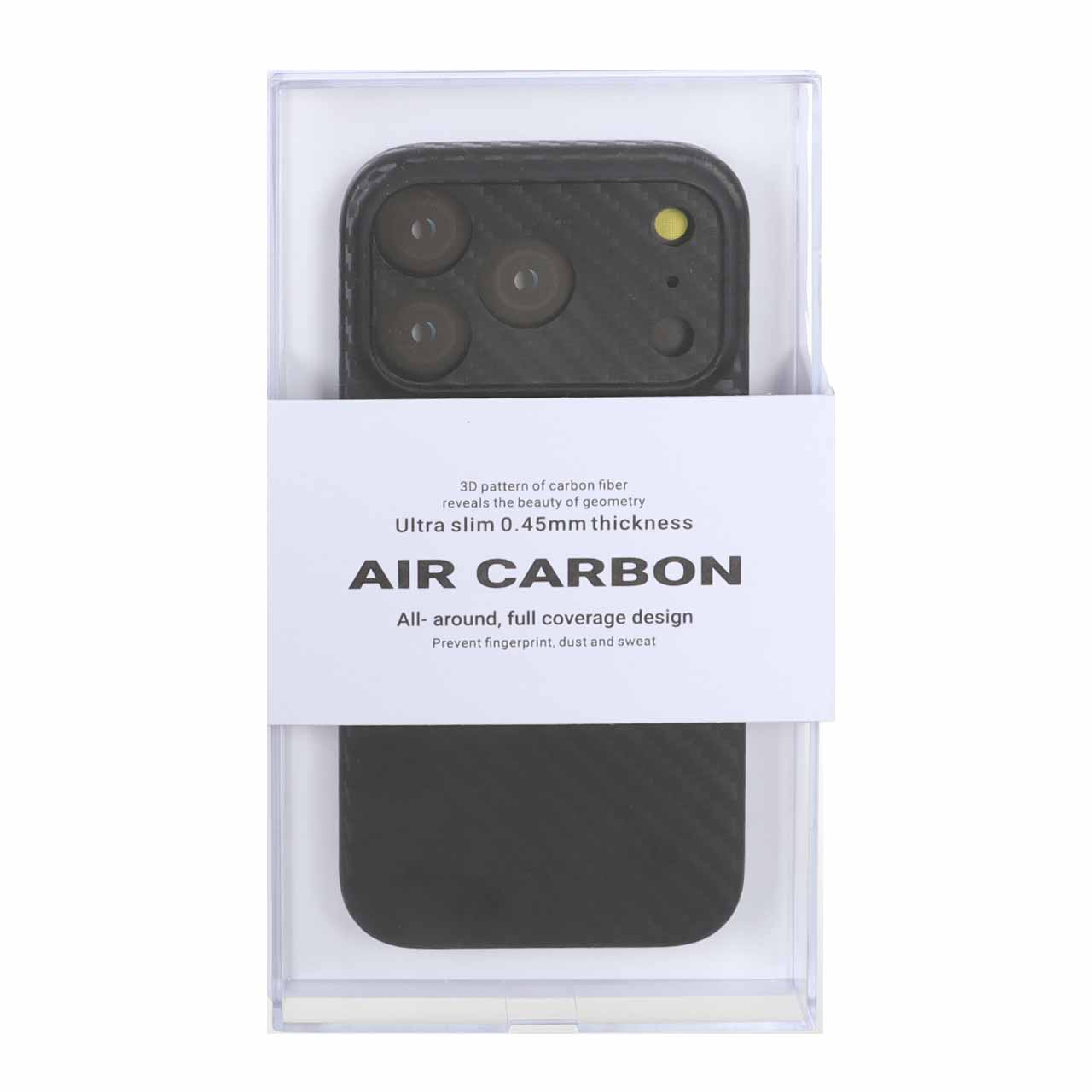قاب محافظ لنزدار Original KZDoo Air Carbon مدل Apple iPhone 17 Pro - مشکی ( پک دار) - NTC